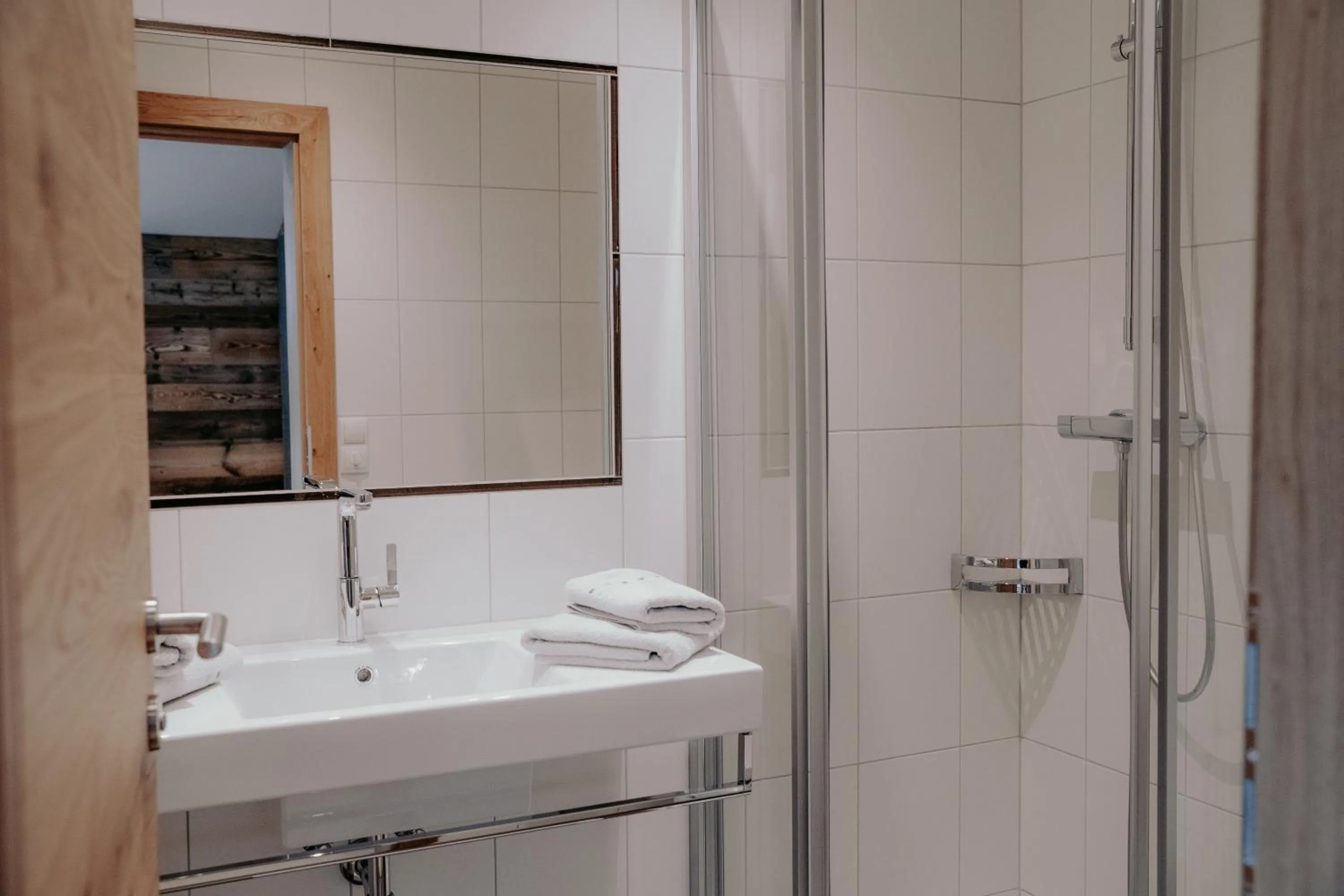 Bathroom in Frühstückspension Friedheim