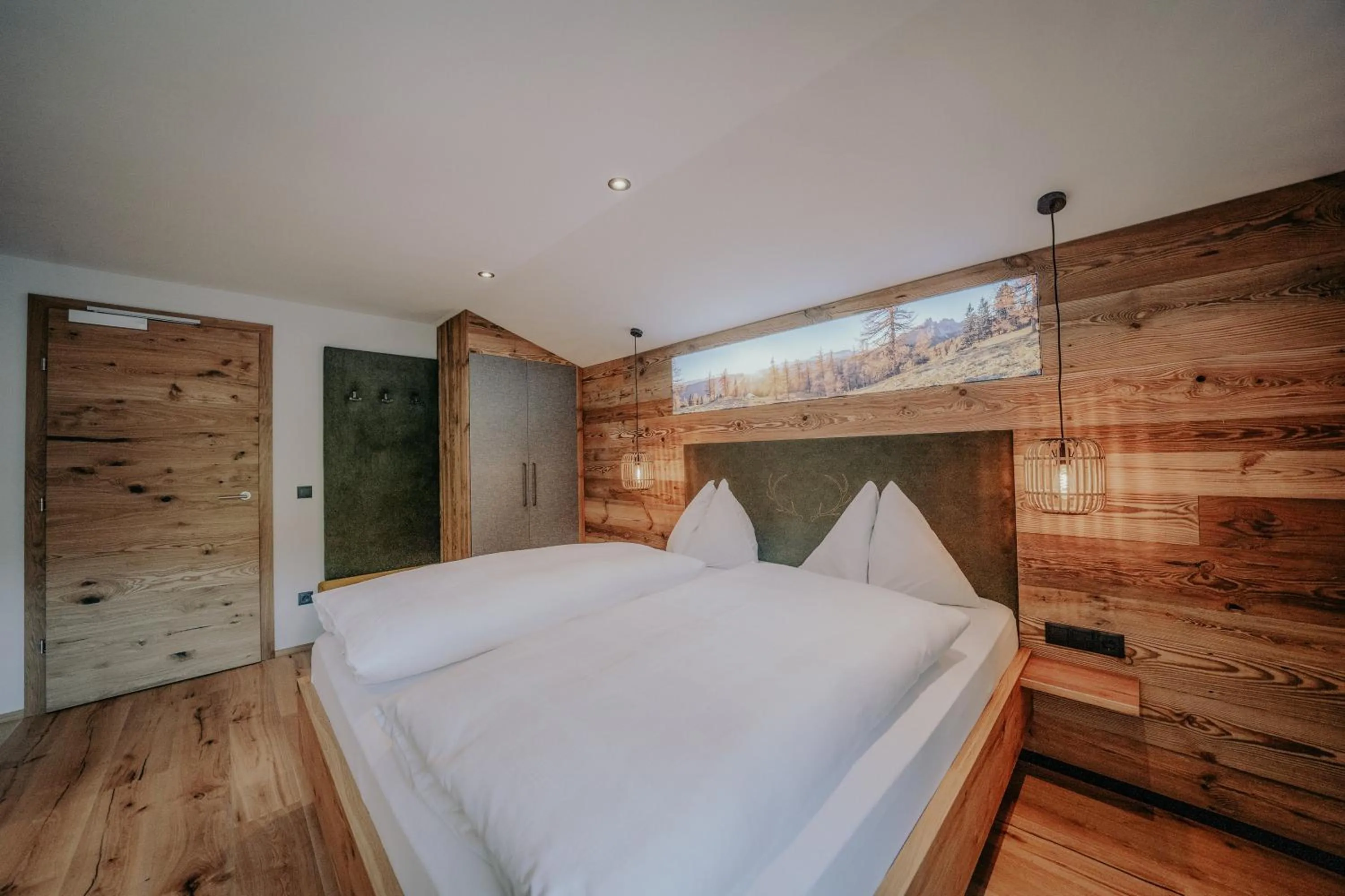 Bed in Frühstückspension Friedheim