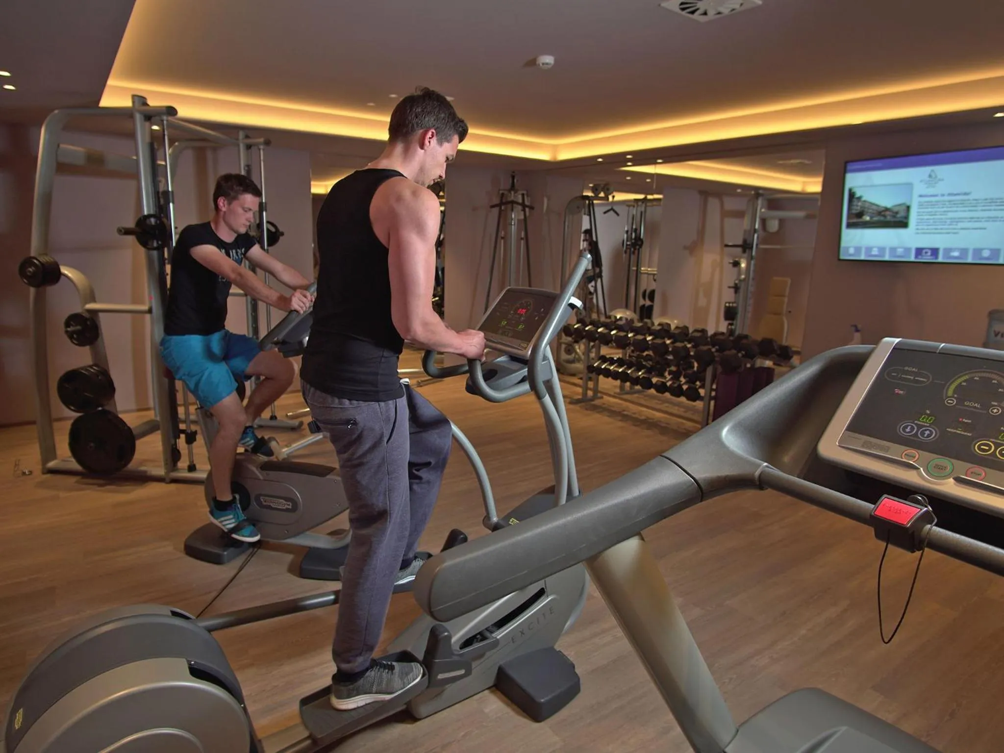 Fitness centre/facilities in Atlantida Boutique Hotel