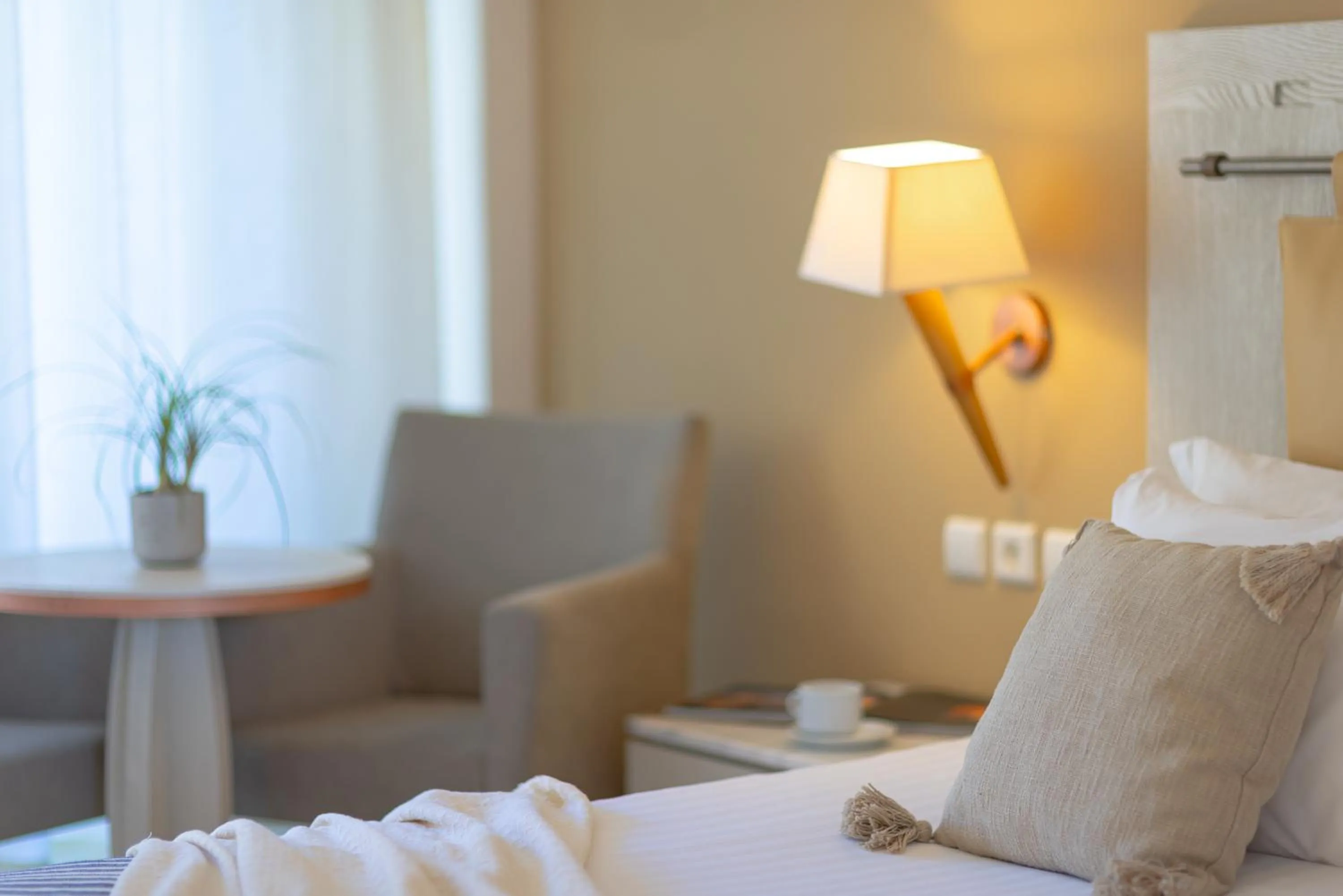 Bed in Giannoulis - Santa Marina Plaza (Adults Only)