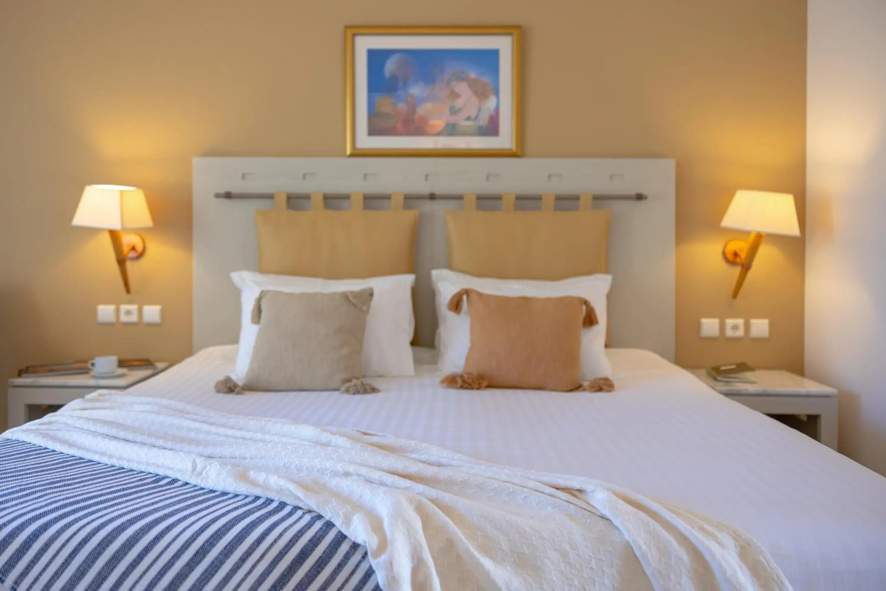 Twin Room with Side Sea View in Giannoulis - Santa Marina Plaza (Adults Only) Twin Room with Side Sea View in Giannoulis - Santa Marina Plaza (Adults Only)