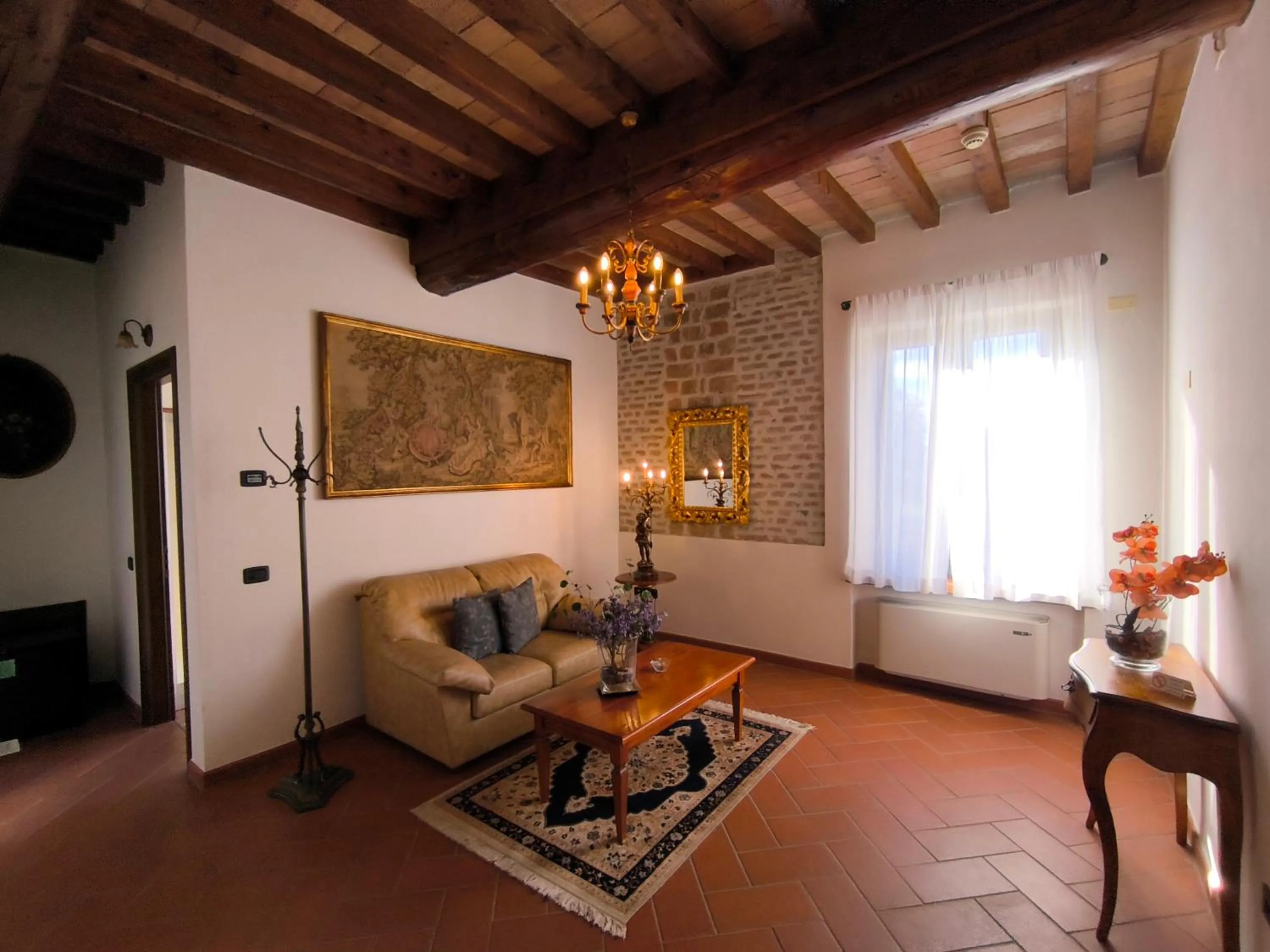 Living room in Volivia Relais