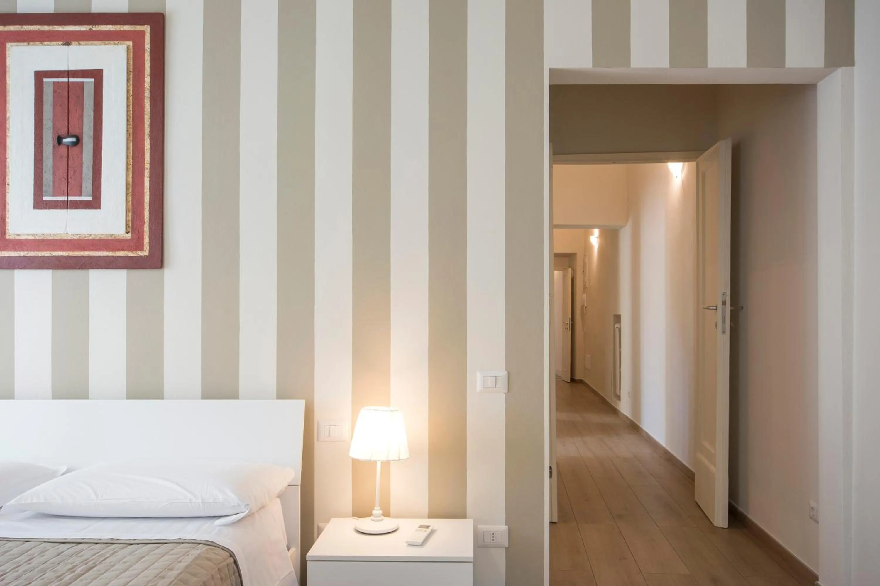 Bedroom, Bed in Piazza Paradiso Accommodation