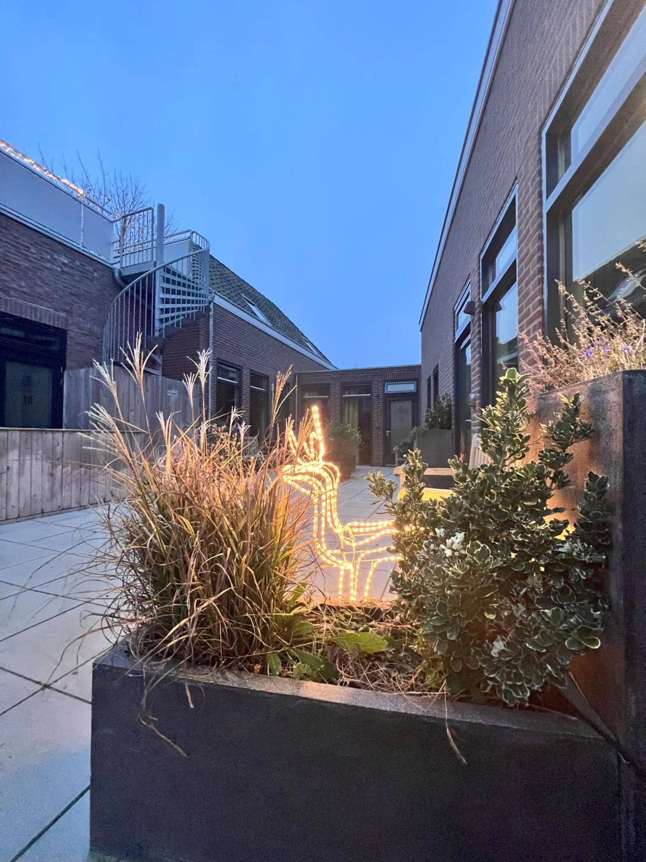 Garden view in Hotel Loskade 45