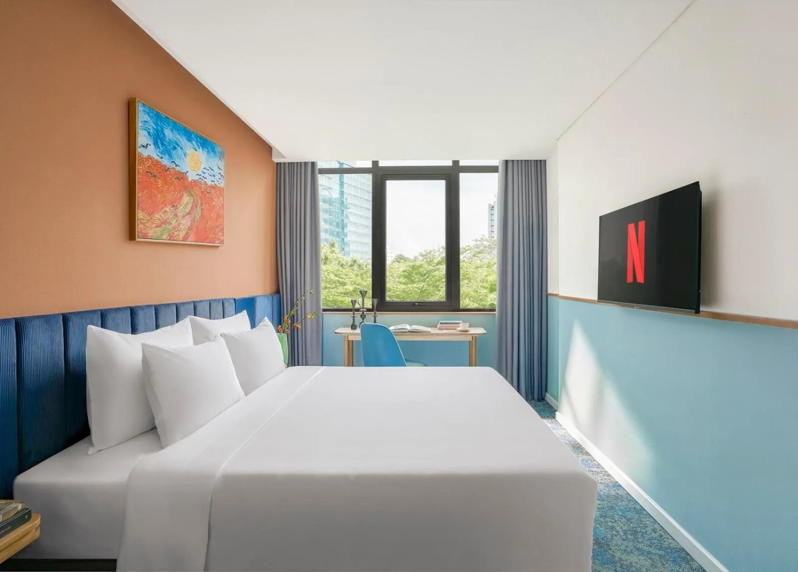 Bed in M Village Hotel Kim Mã