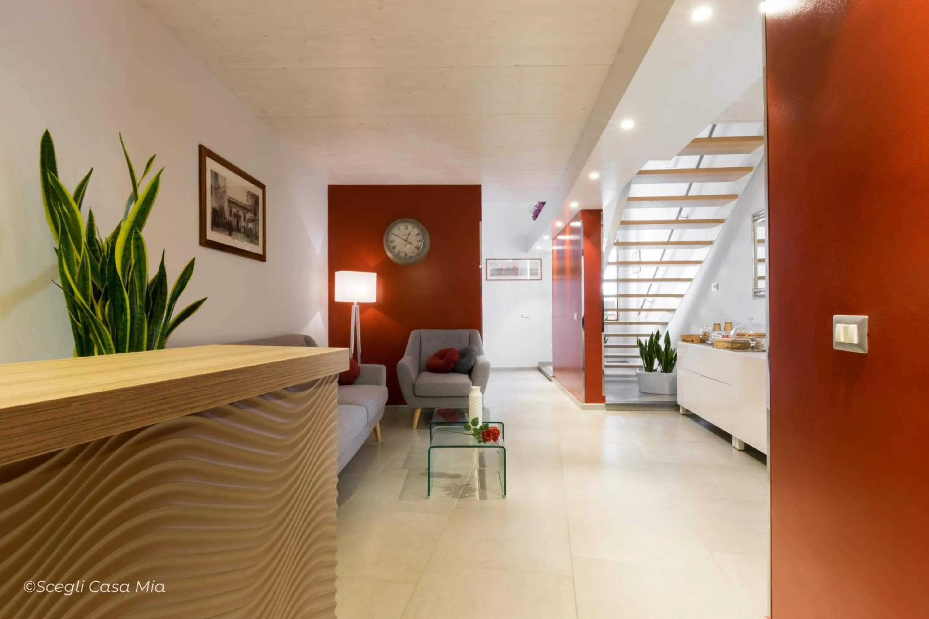 Lobby or reception in Ottocento Guest House