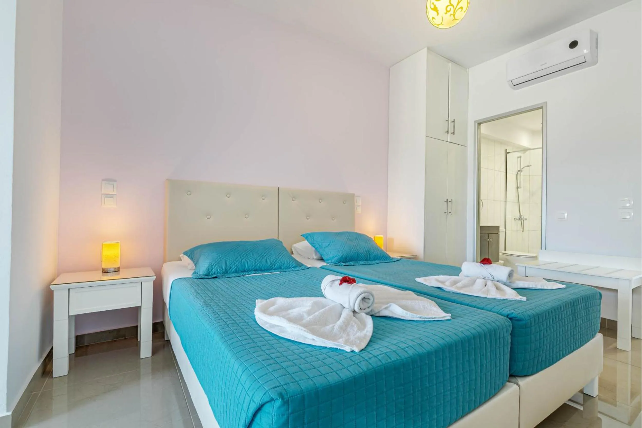 Bed in Palapart Gikas Gouvia