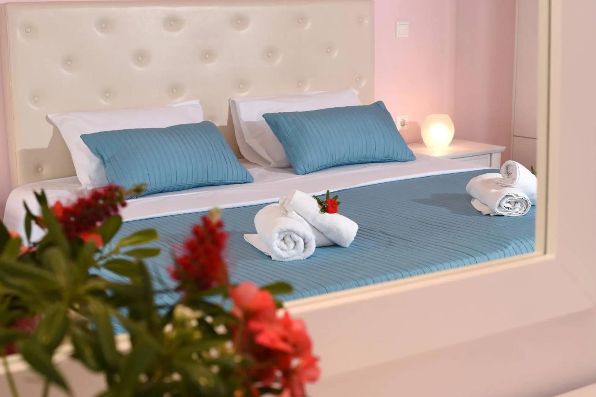 Bed in Palapart Gikas Gouvia