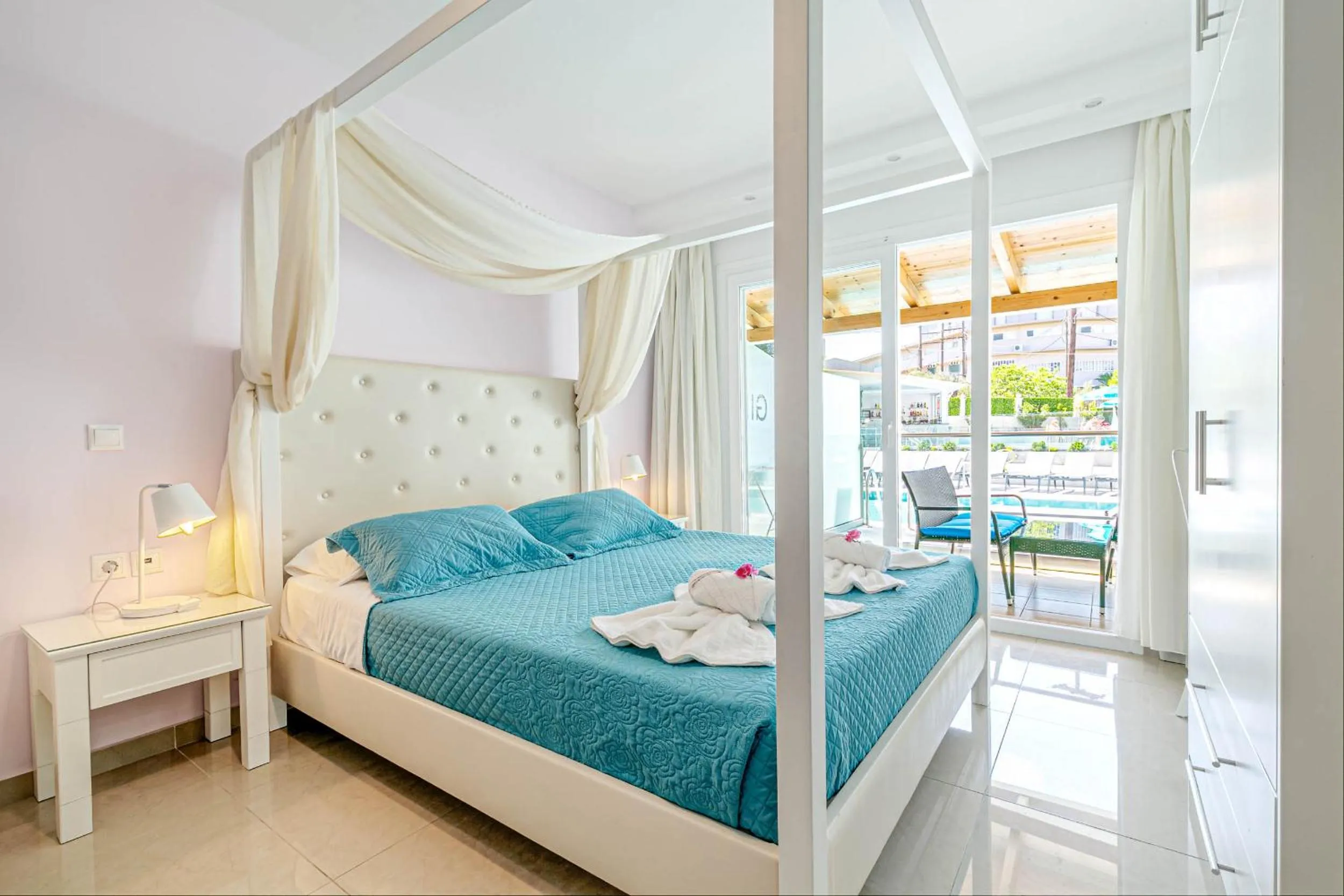 Bed in Palapart Gikas Gouvia