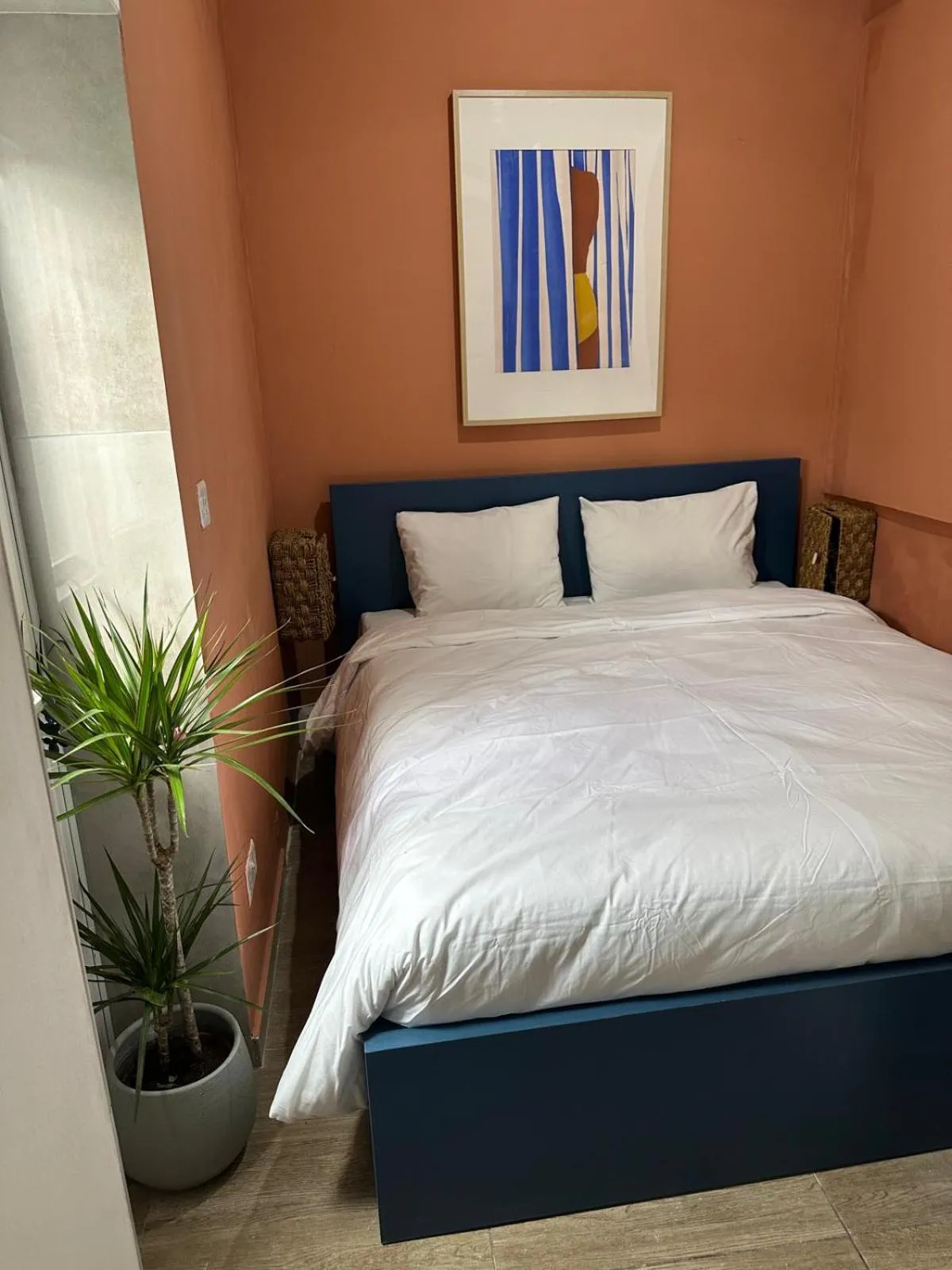 Twin Room with Bathroom in Follow the Sun Boutique Hostel - Pool, Breakfast & Sea Views