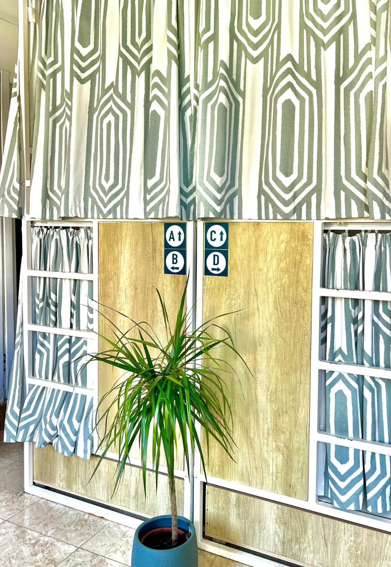 bunk bed in Follow the Sun Boutique Hostel - Pool, Breakfast & Sea Views