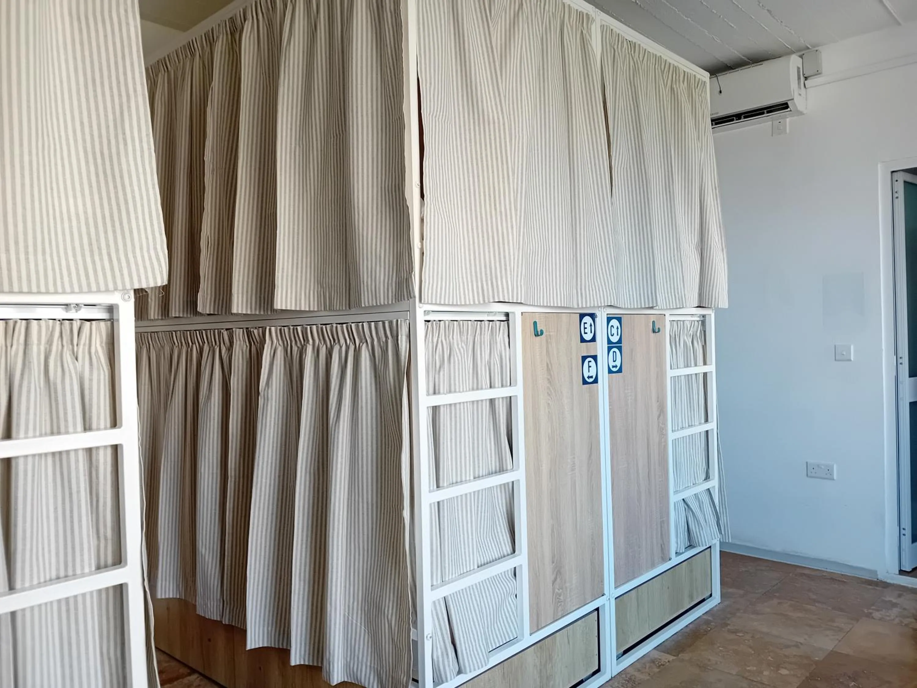 Bed in Follow the Sun Boutique Hostel - Pool, Breakfast & Sea Views