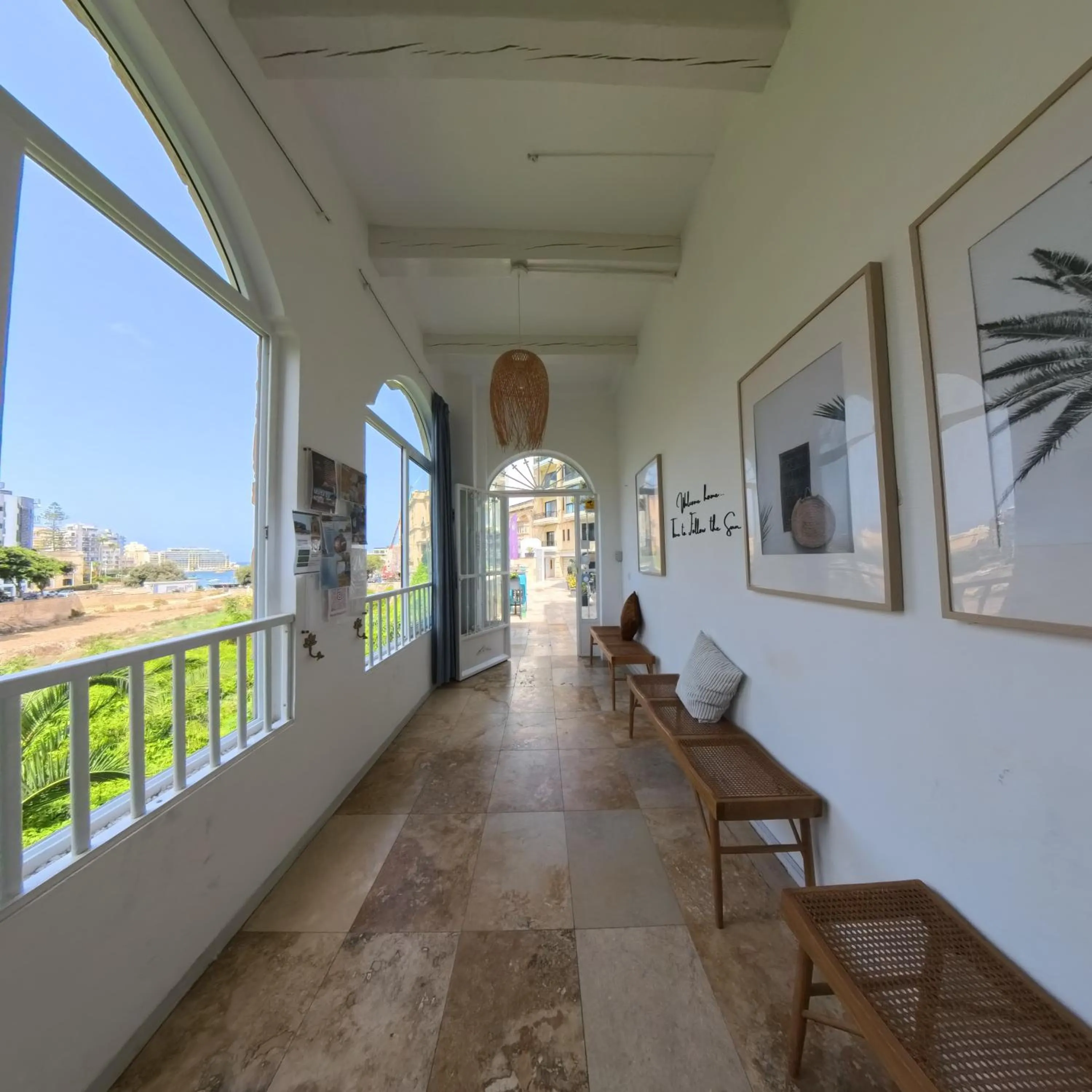 Property building in Follow the Sun Boutique Hostel - Pool, Breakfast & Sea Views