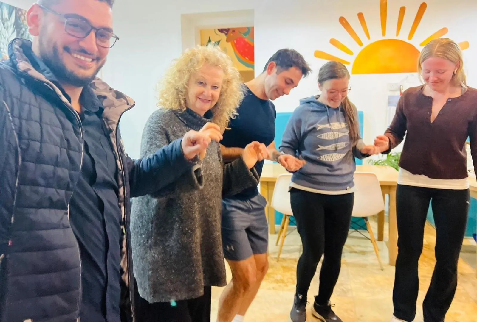 People in Follow the Sun Boutique Hostel - Pool, Breakfast & Sea Views