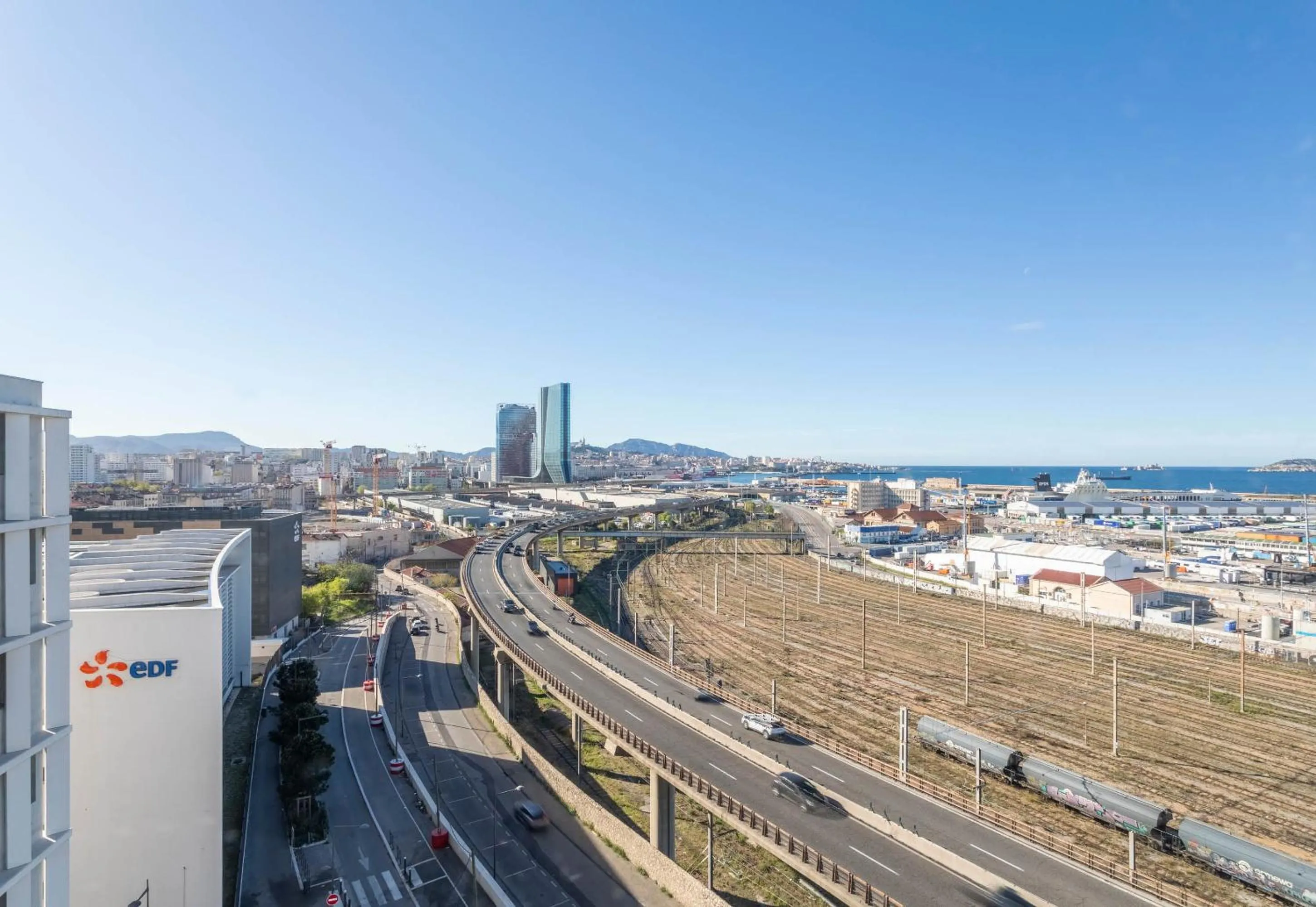 City view in B&B HOTEL Marseille Les Ports