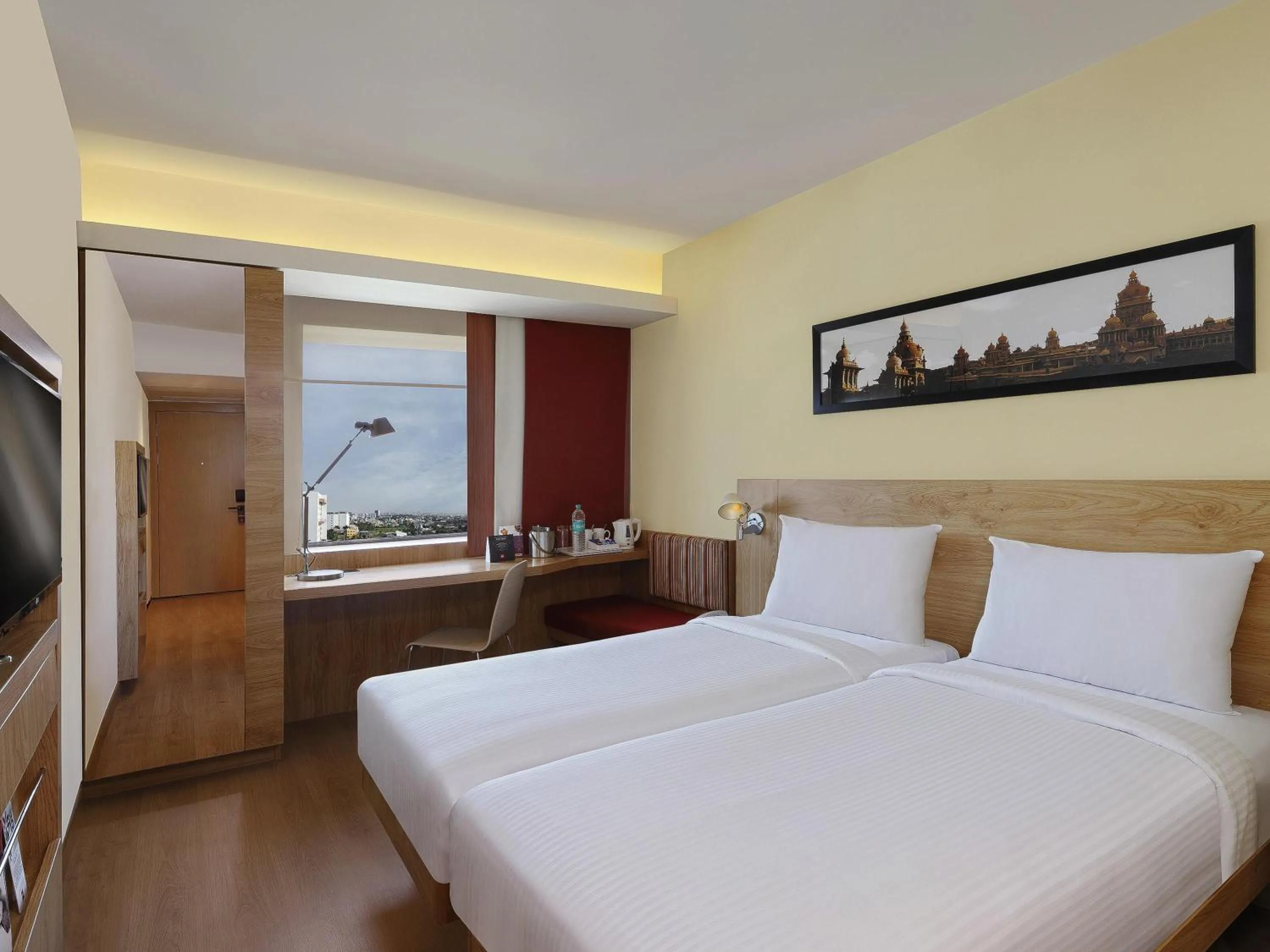 Bedroom, Bed in Ibis Chennai OMR - An Accor Brand