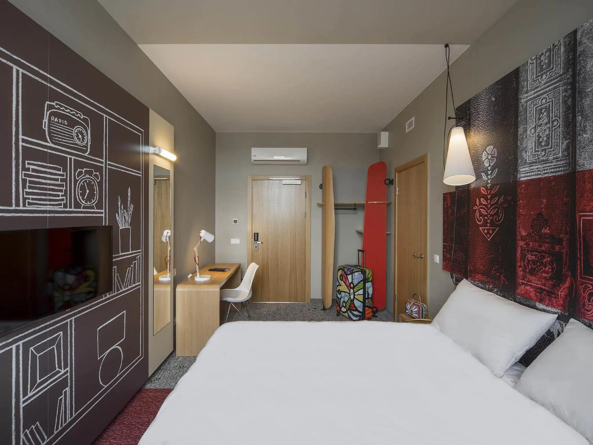 Bedroom, Bed in Ibis Riga Centre