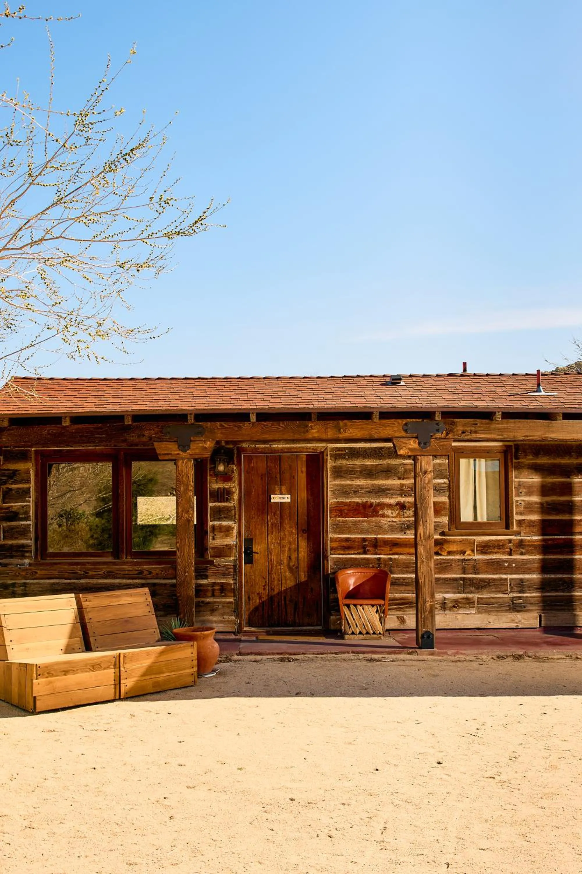 Property building in Pioneertown Motel