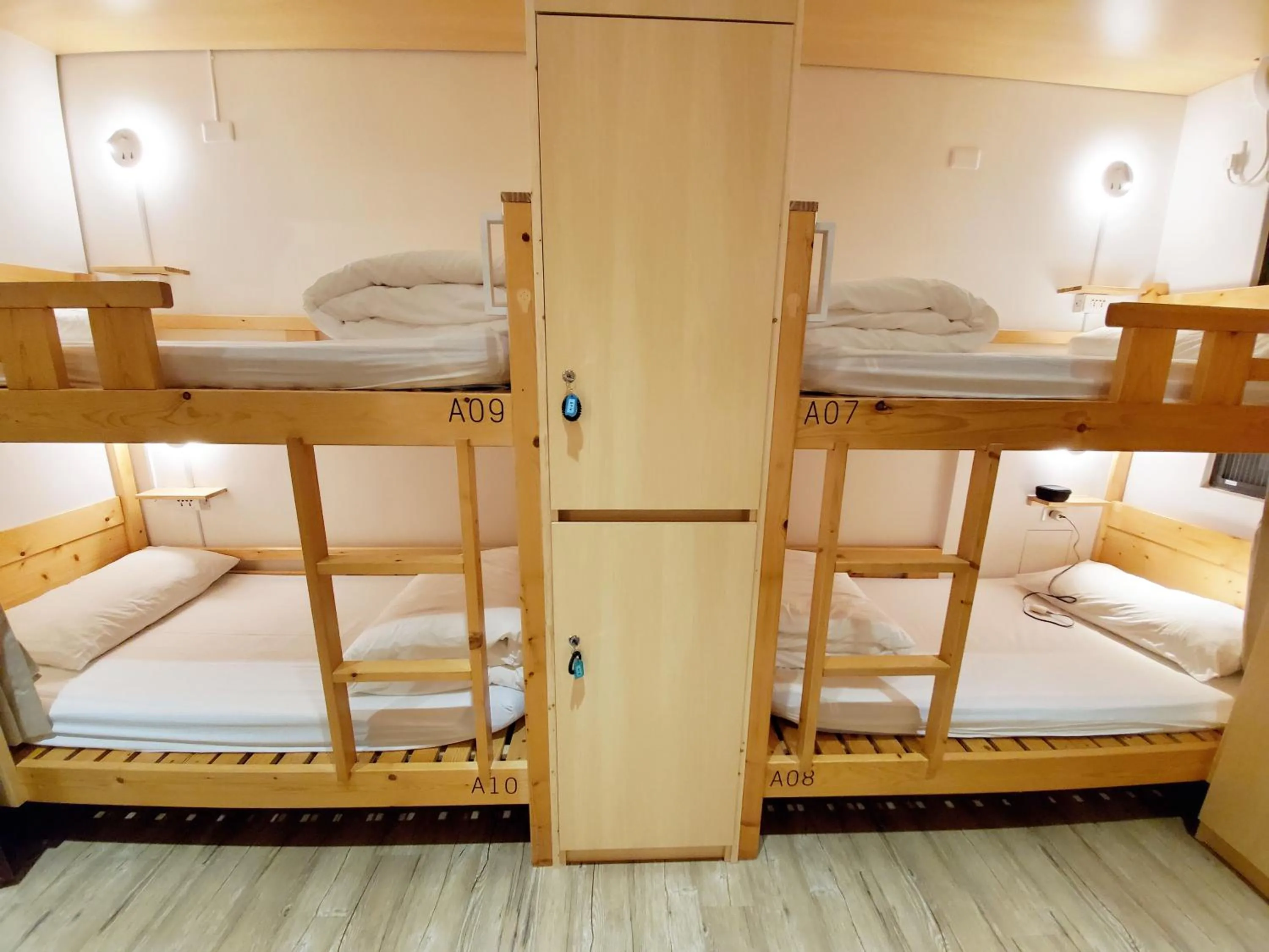 Decorative detail, Bed in On My Way Taitung Hostel