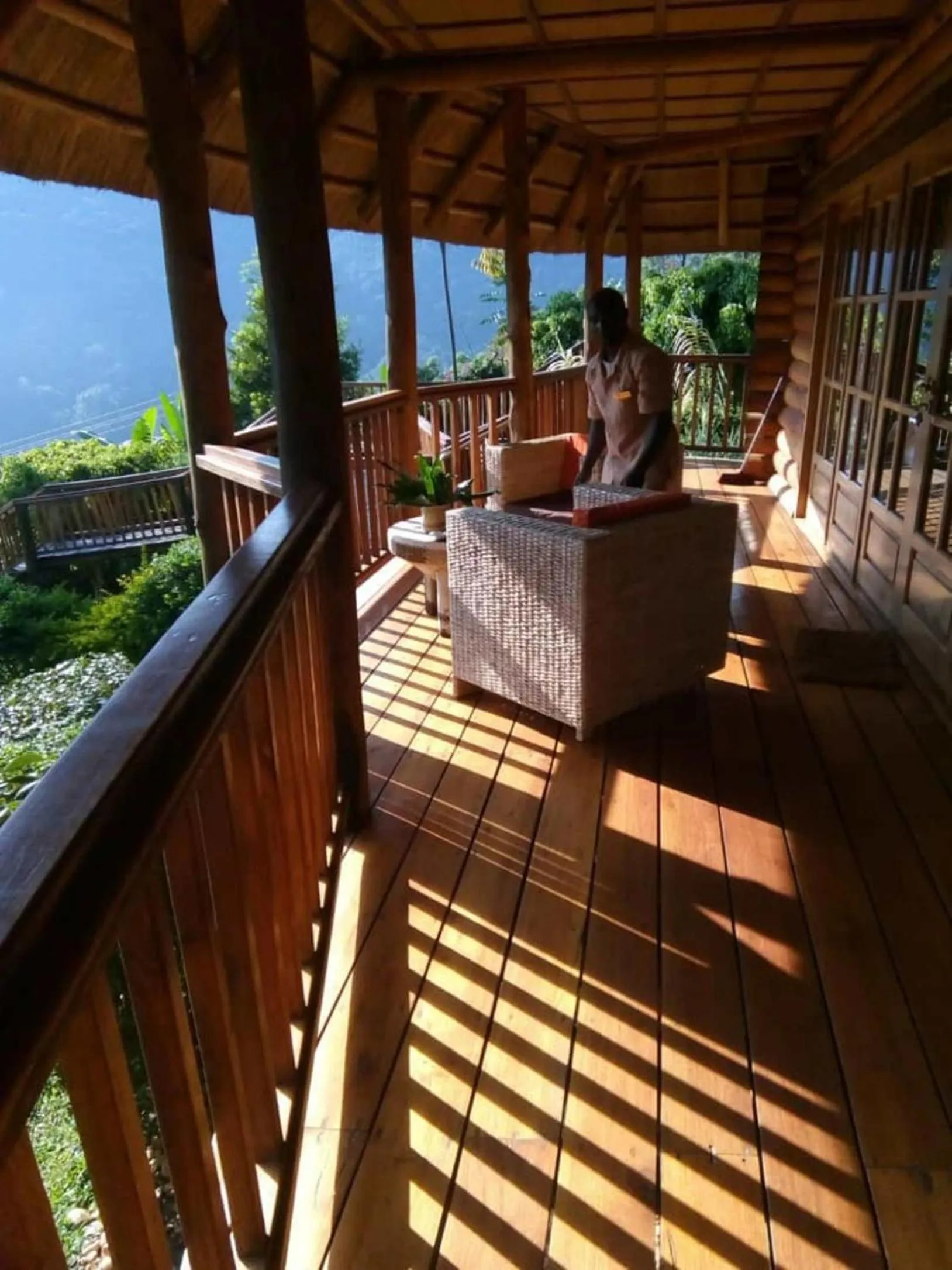 Patio in Trackers Safari Lodge Bwindi