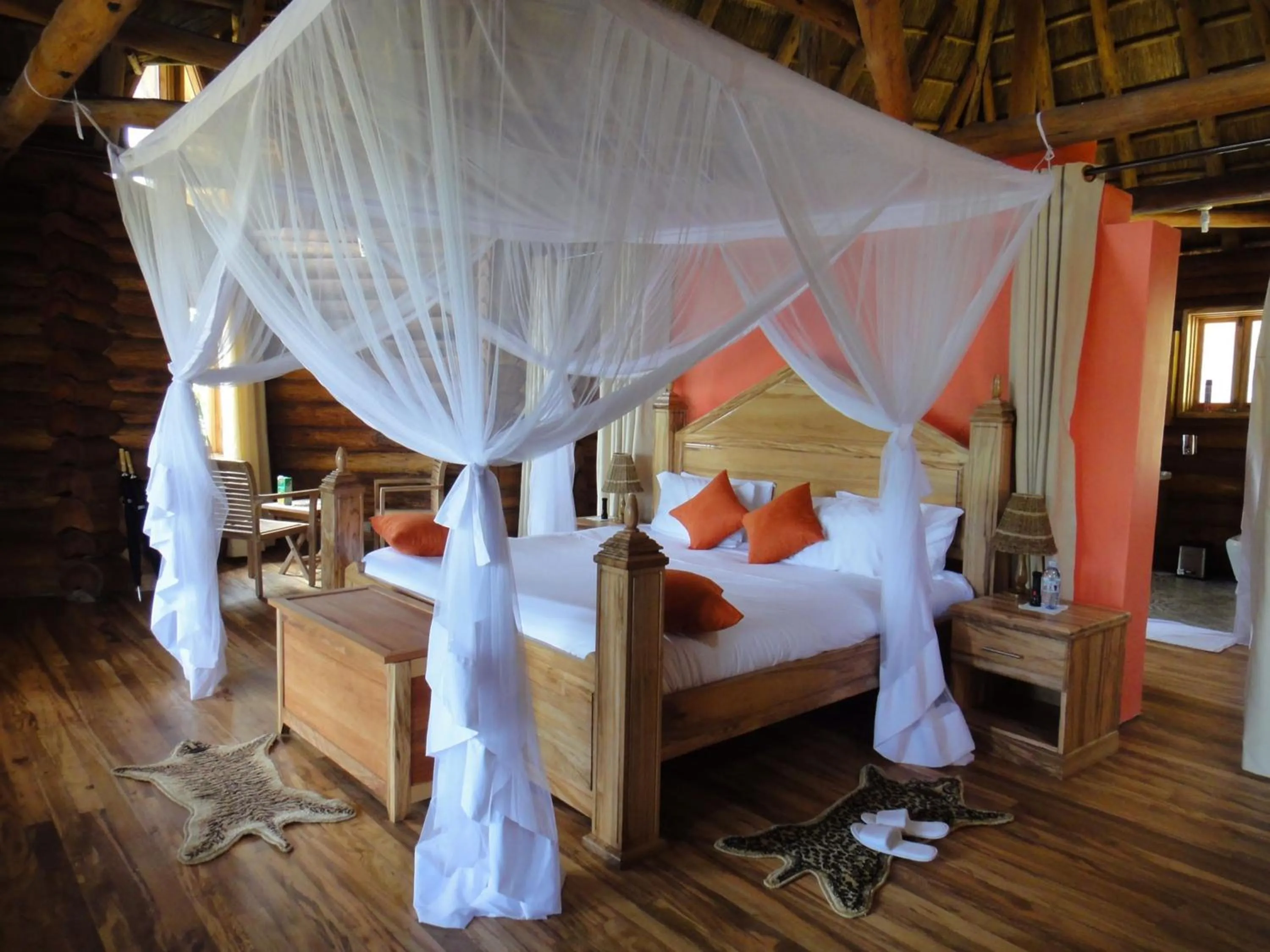 Bed in Trackers Safari Lodge Bwindi