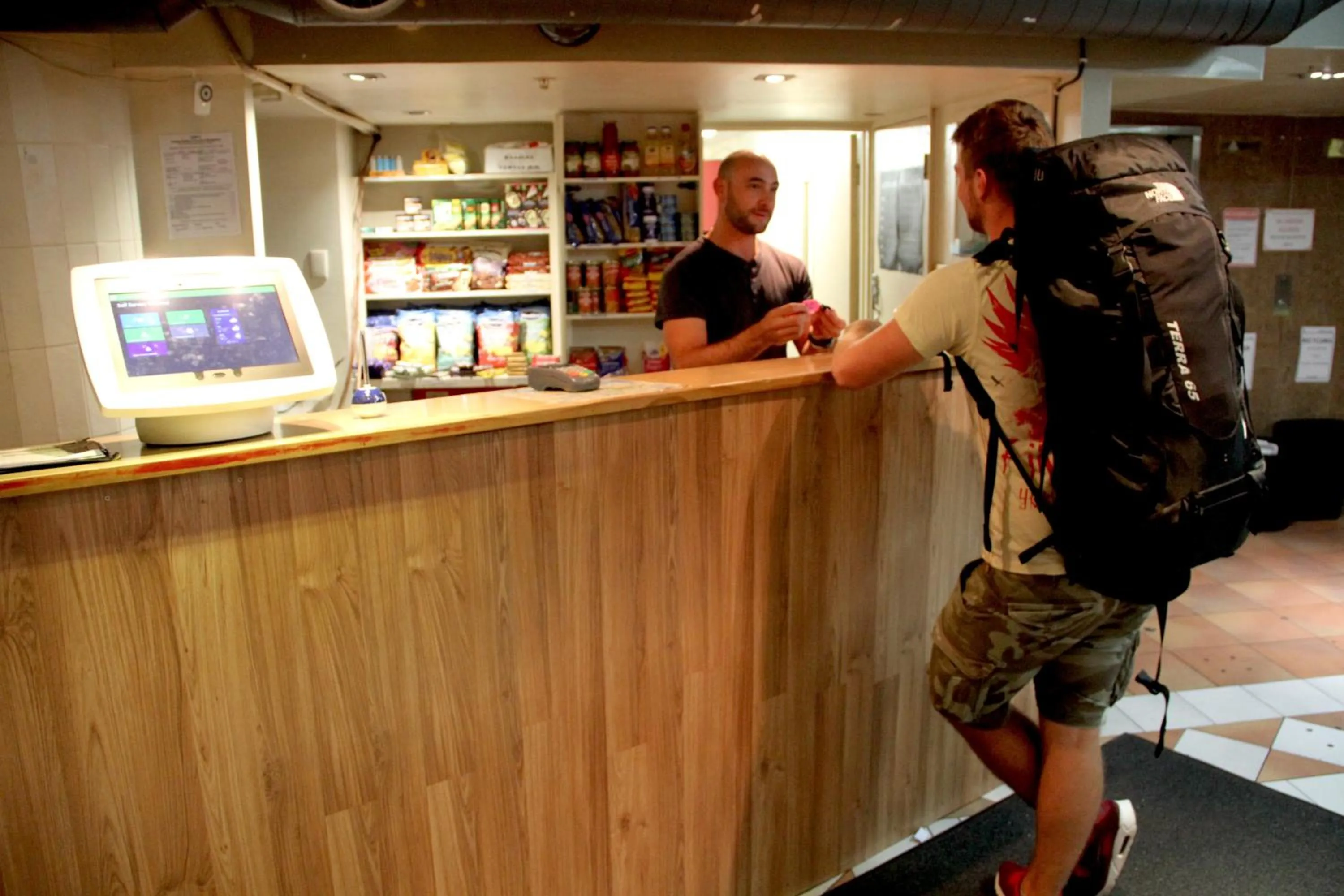 Lobby or reception in Choice Backpackers