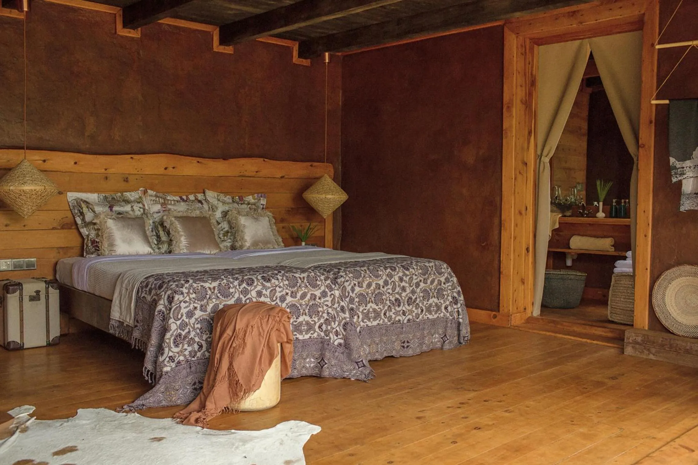 Bed in Olengoti Eco Safari Camp