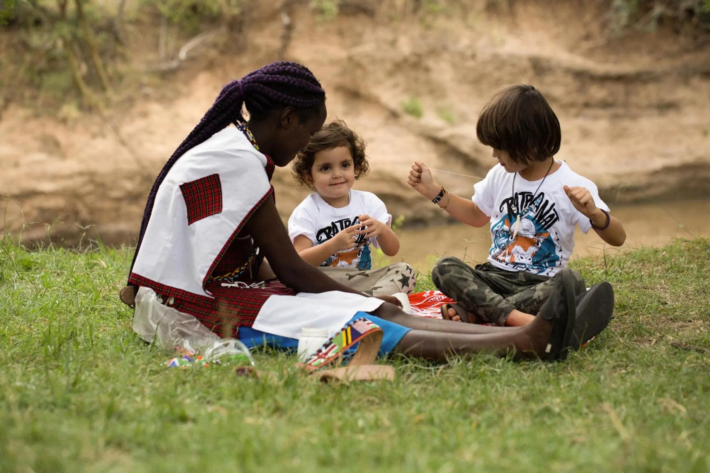 People in Olengoti Eco Safari Camp
