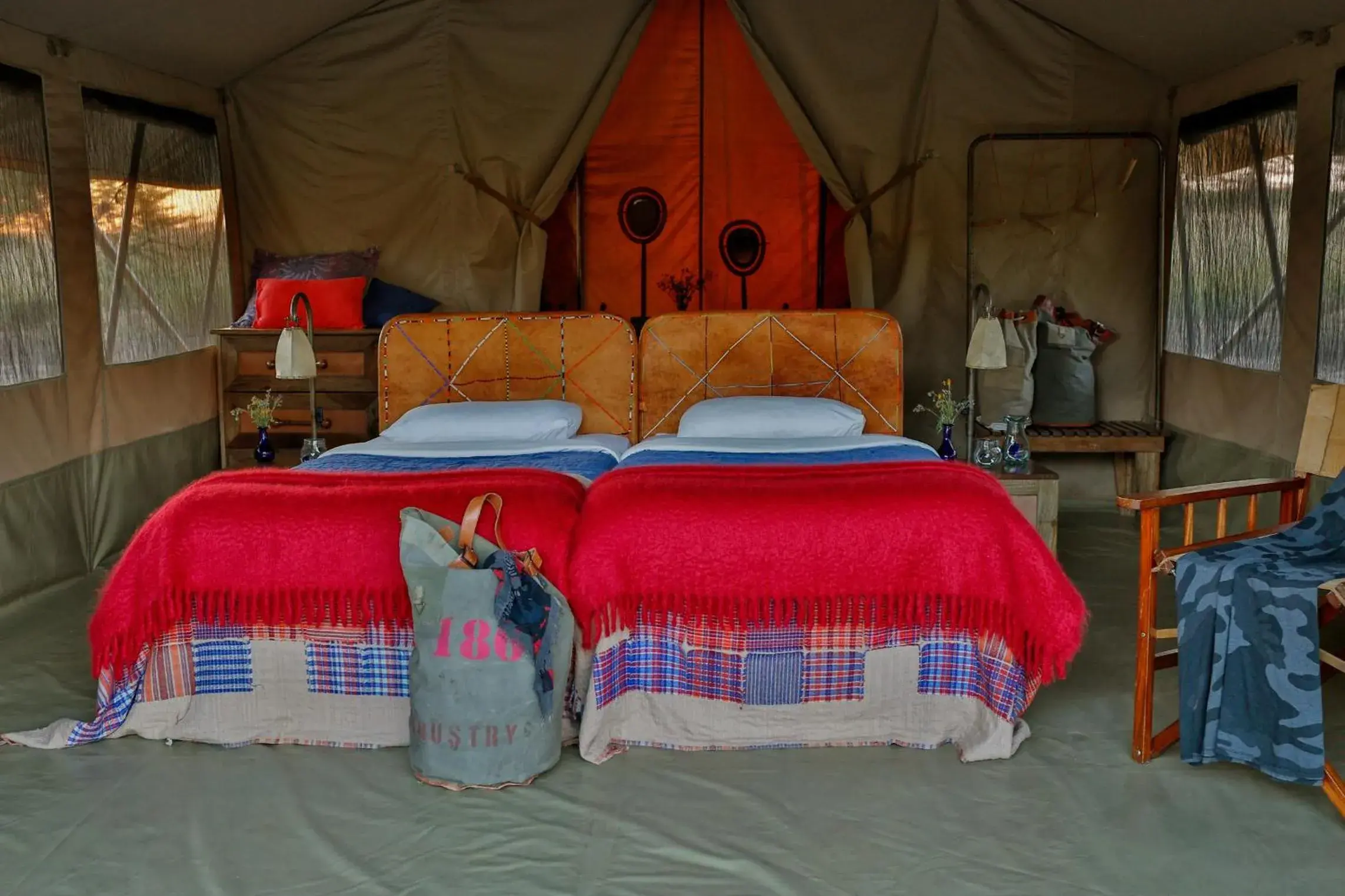 Deluxe Tent - single occupancy in Olengoti Eco Safari Camp Deluxe Tent - single occupancy in Olengoti Eco Safari Camp