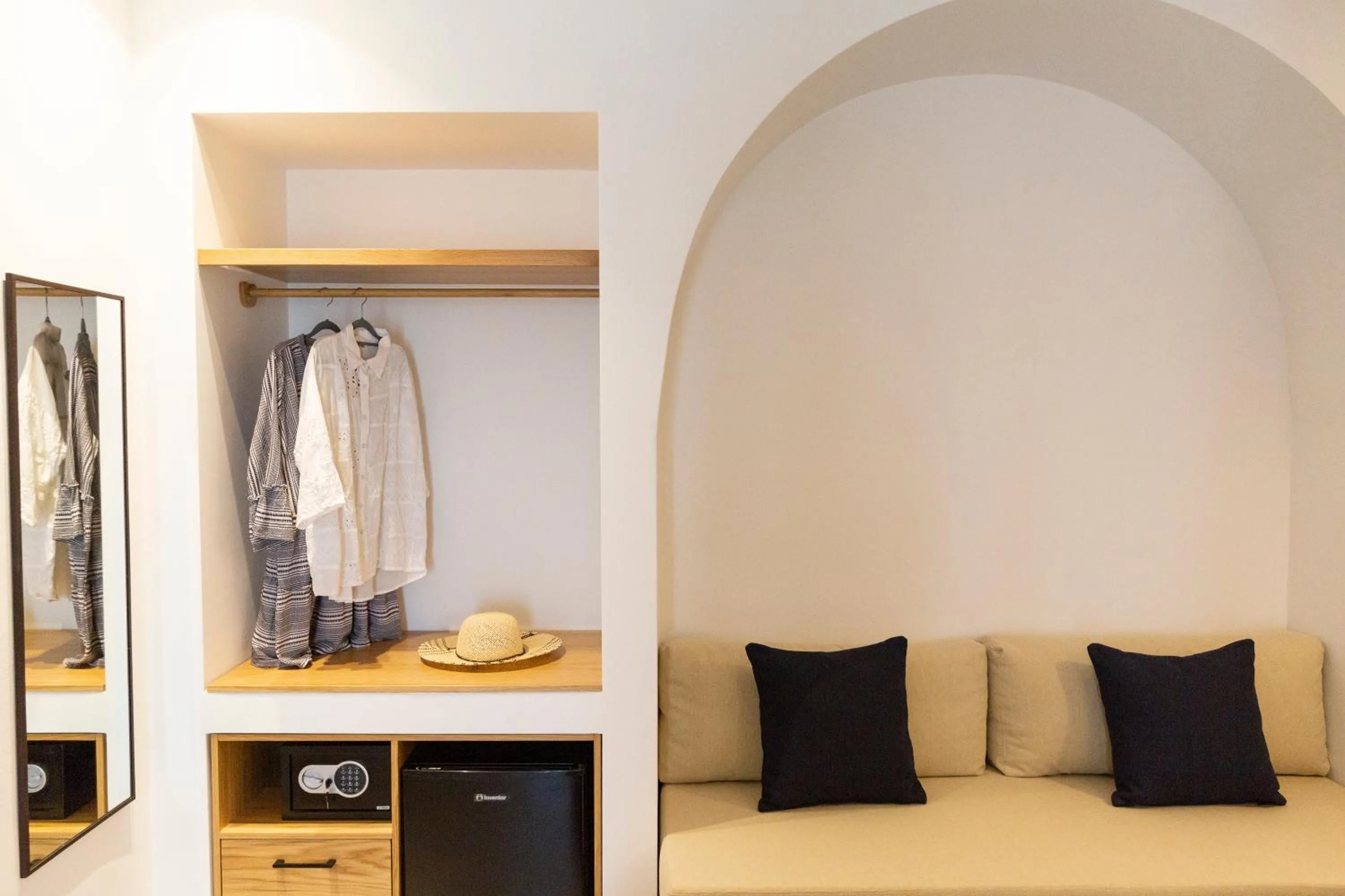 Seating area in Asimina Hotel