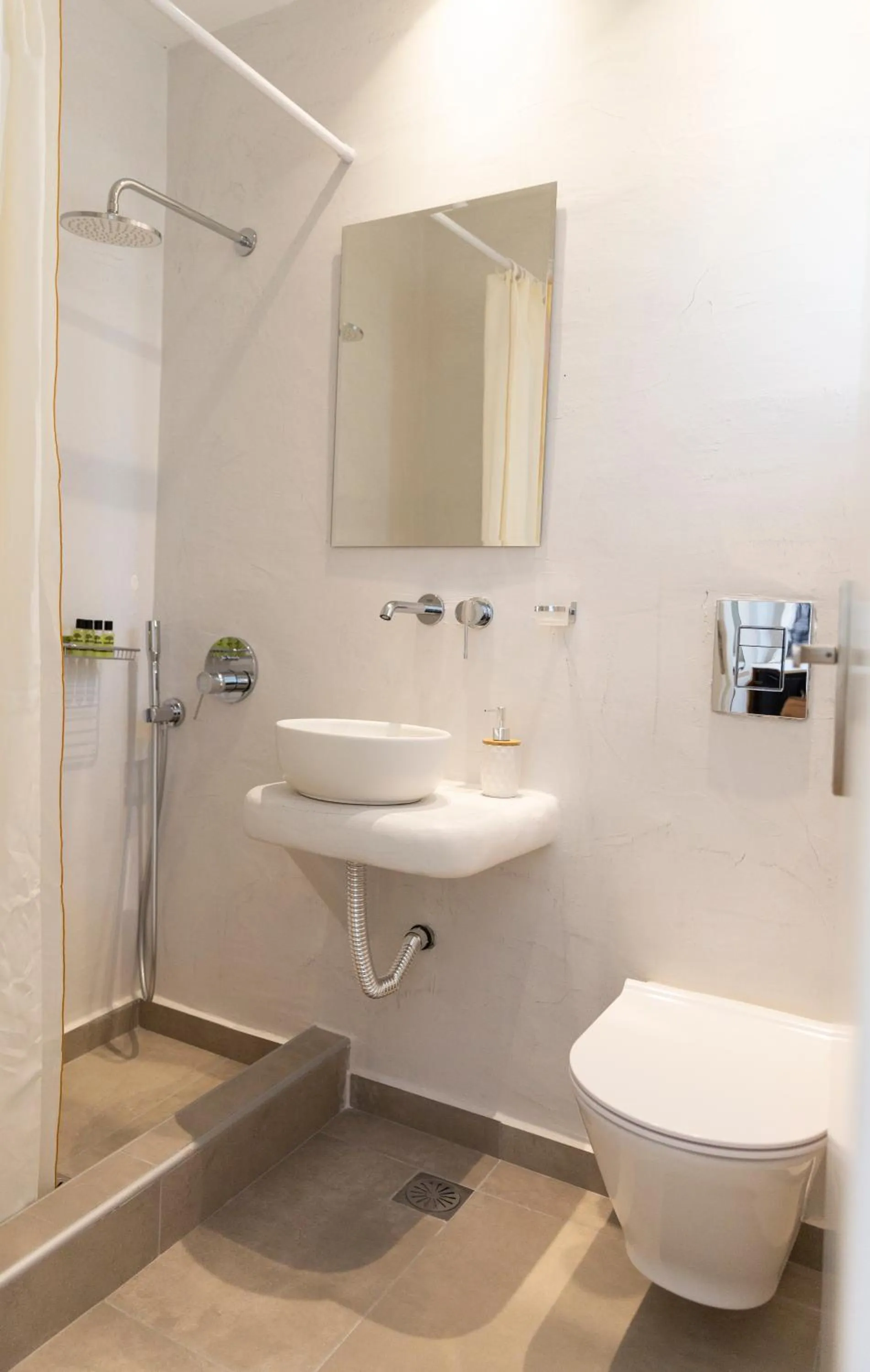 Shower in Asimina Hotel