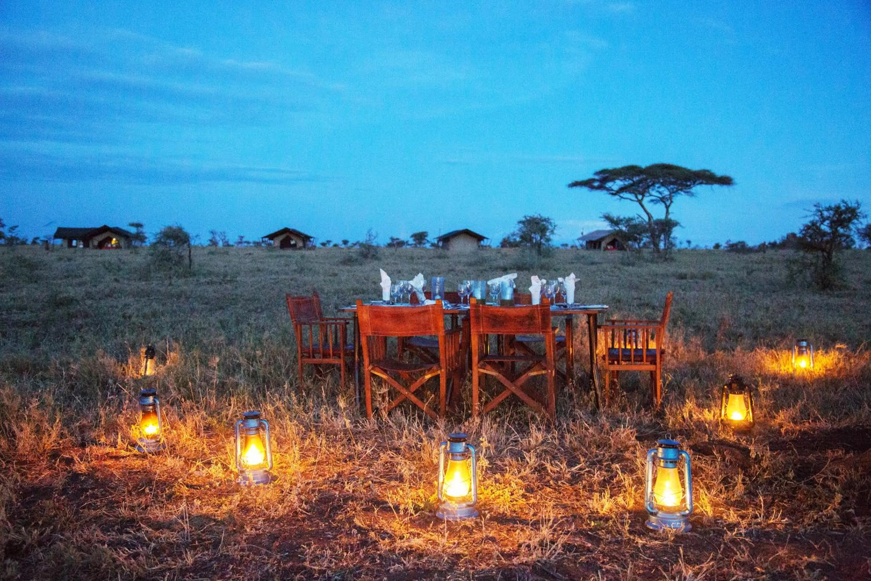 Food and drinks in Pumzika Luxury Safari Camp