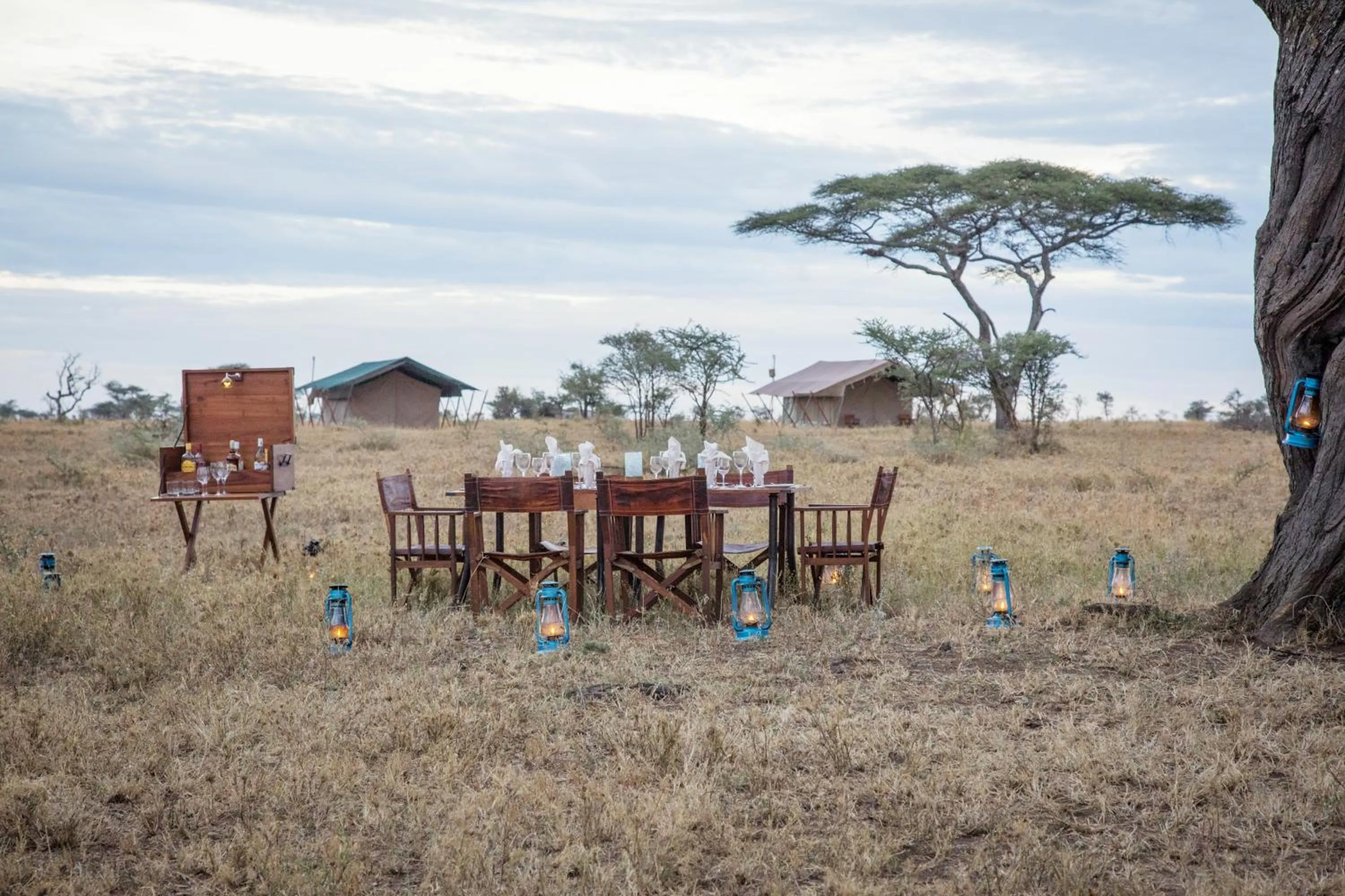 Restaurant/places to eat in Pumzika Luxury Safari Camp