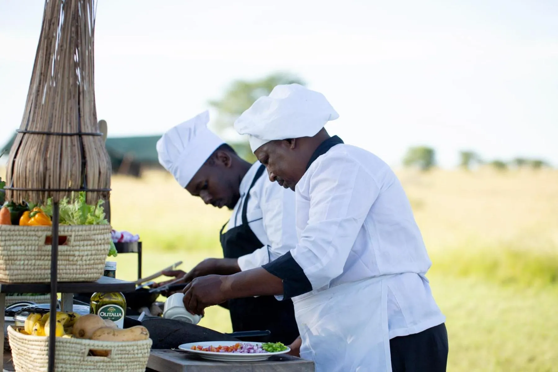 Staff in Pumzika Luxury Safari Camp