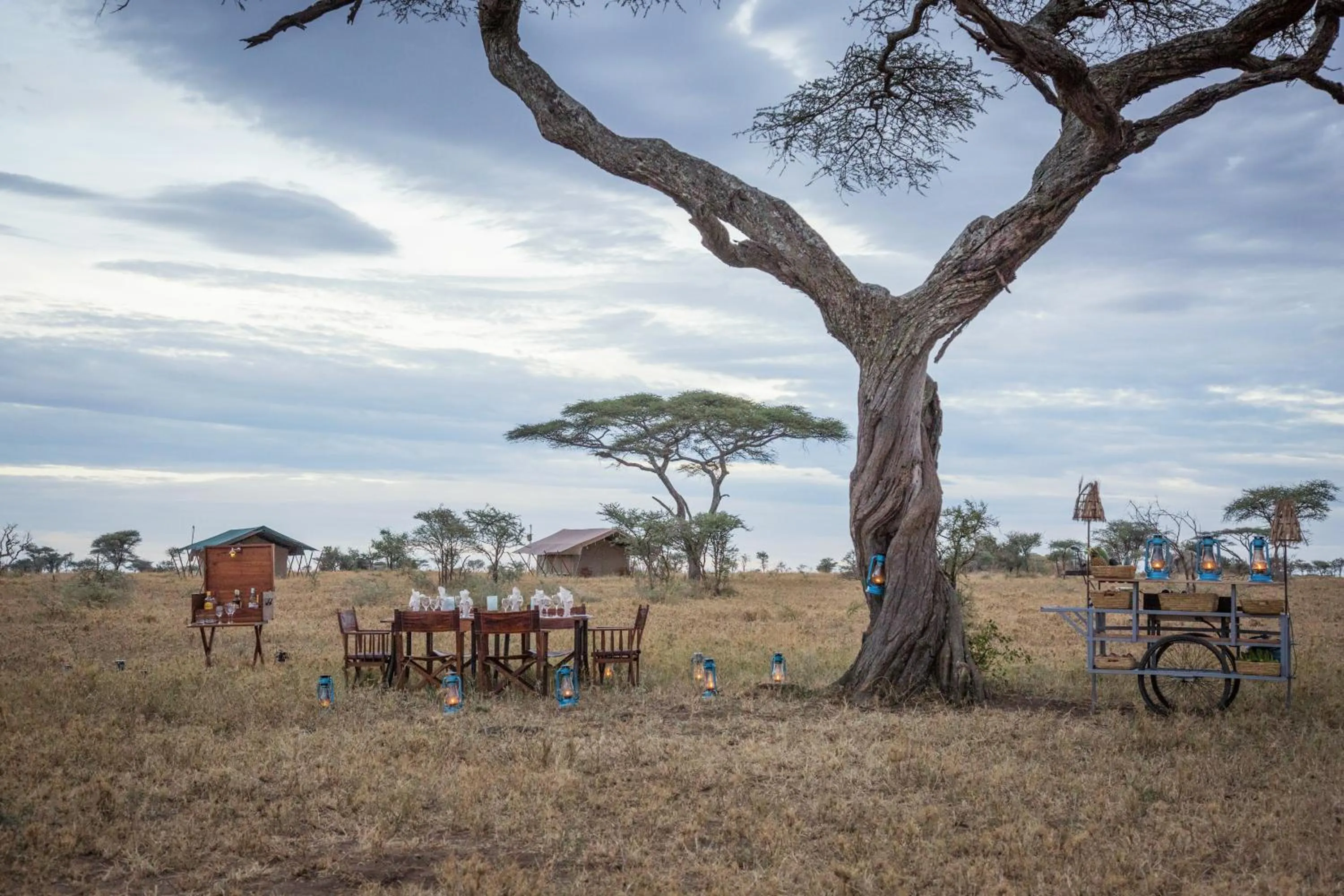 On site in Pumzika Luxury Safari Camp
