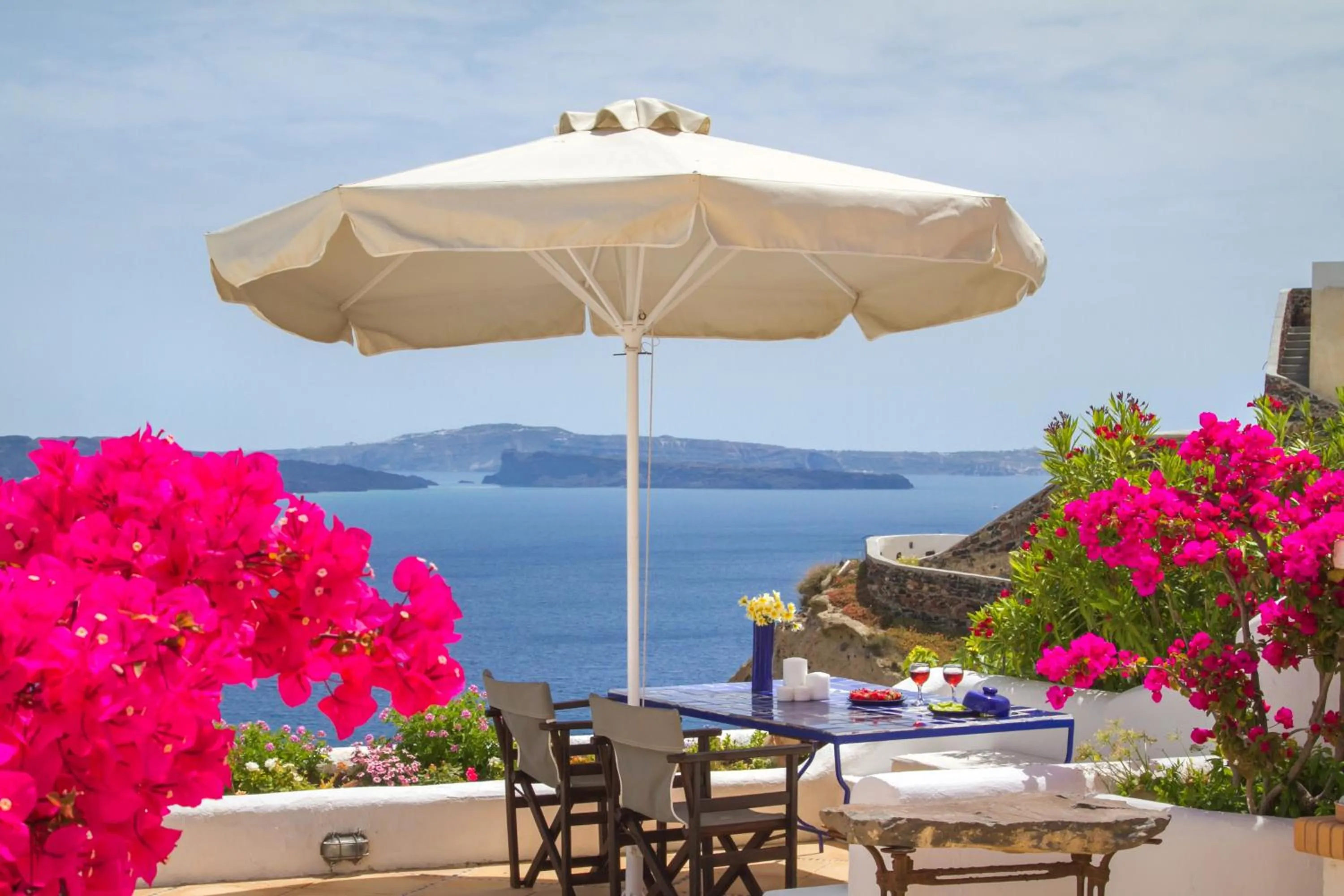 Balcony/Terrace in Ifestio Villas Oia