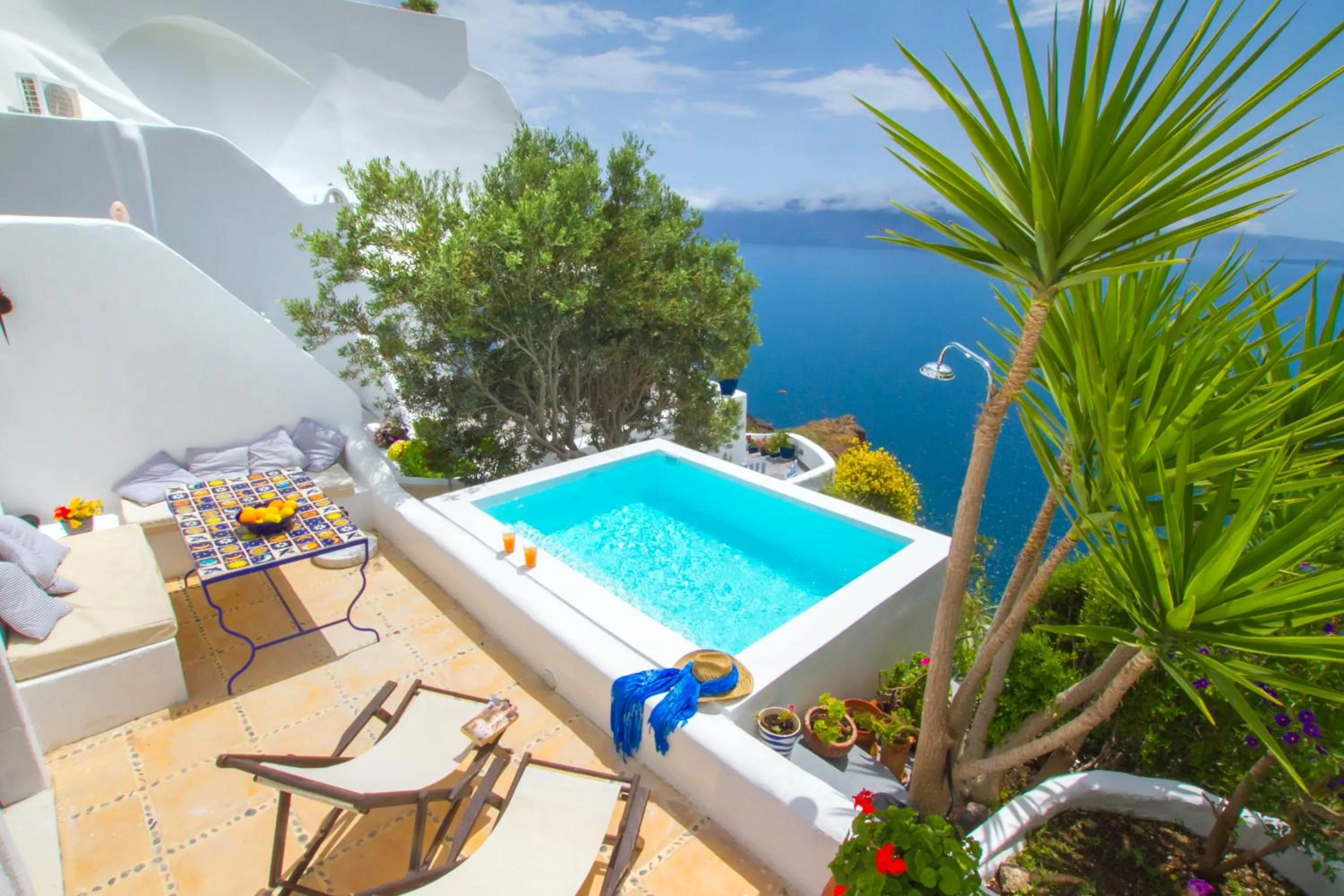 Balcony/Terrace in Ifestio Villas Oia