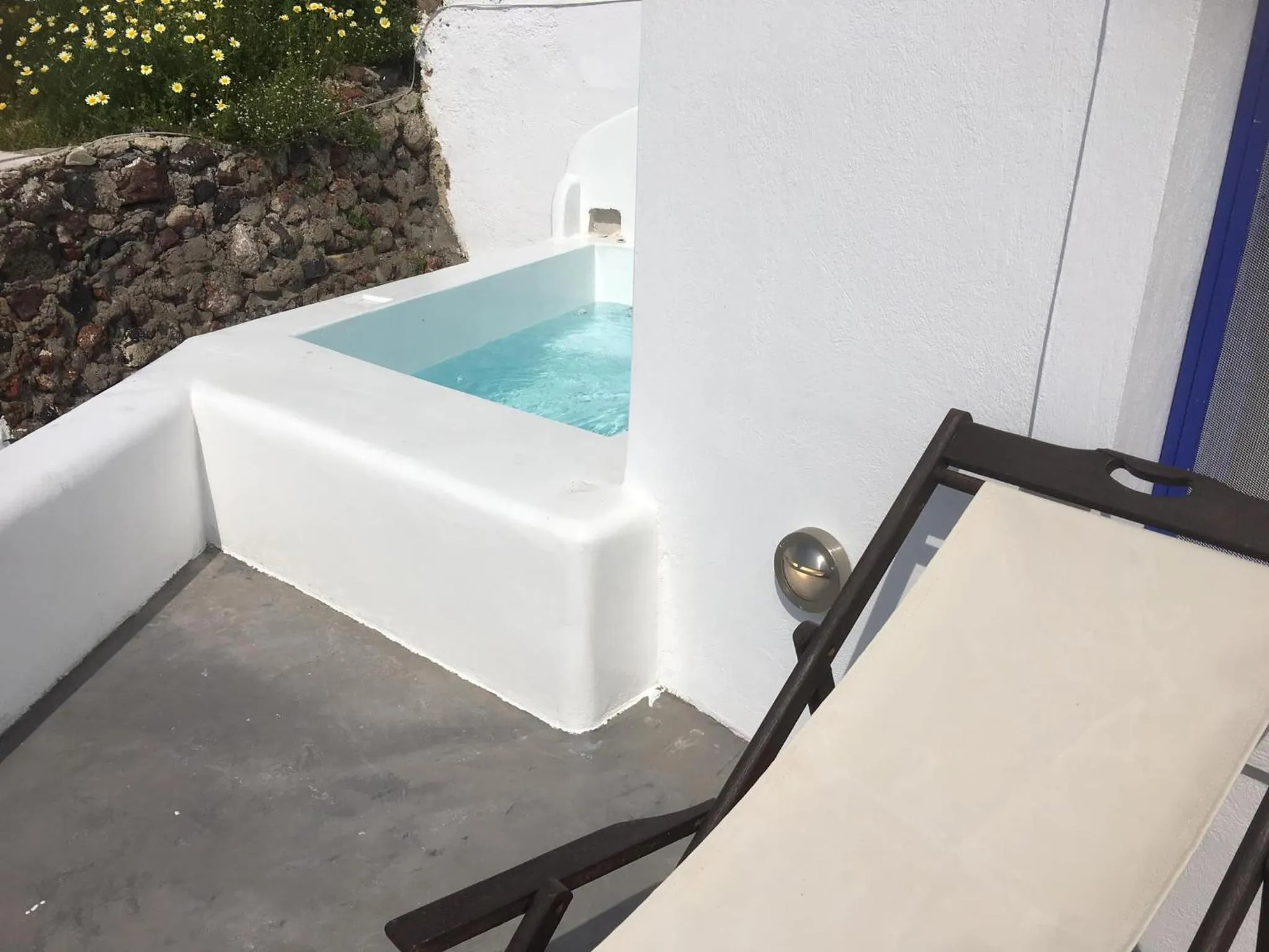 Swimming pool in Ifestio Villas Oia