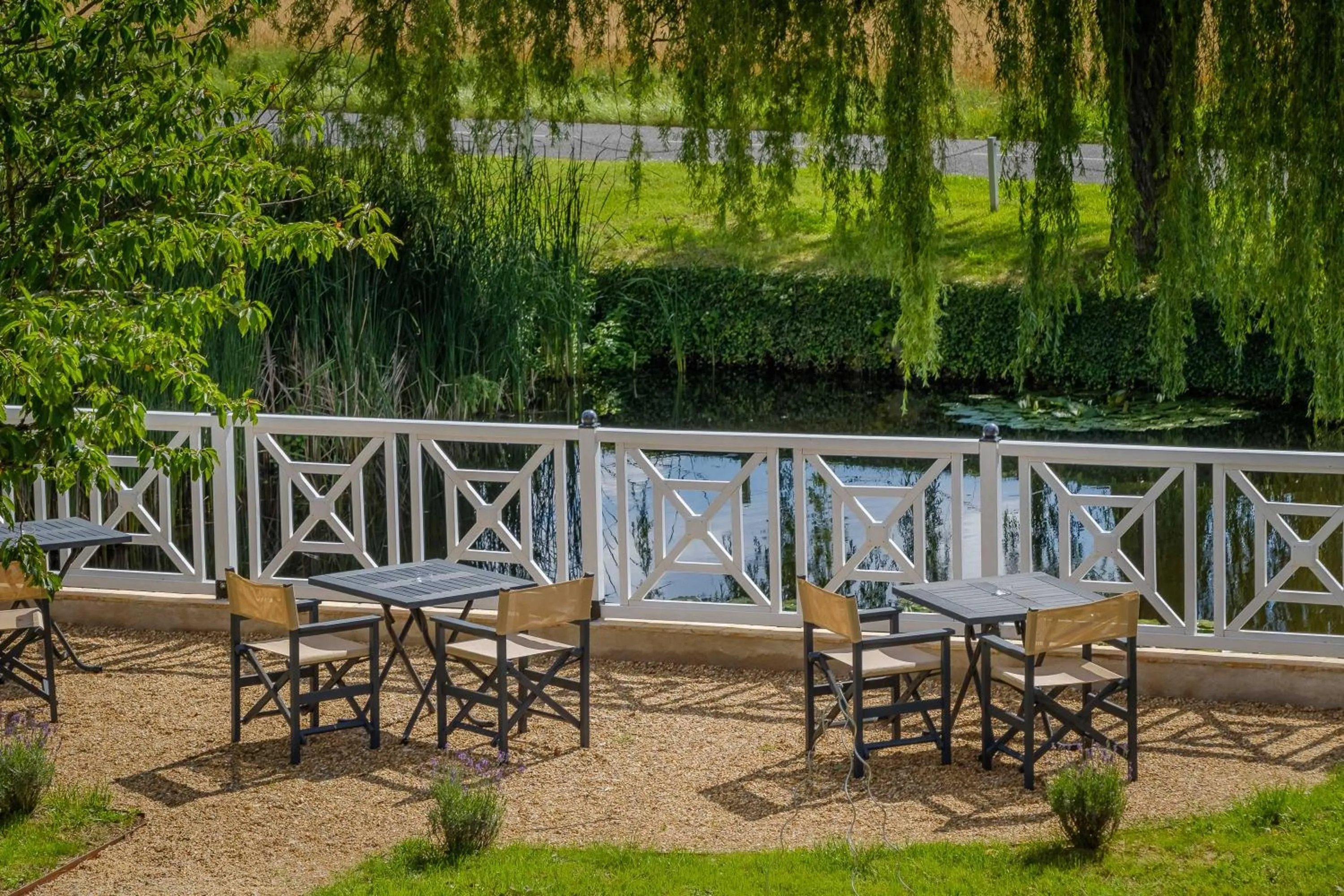 Patio in Logis Le Fleuray