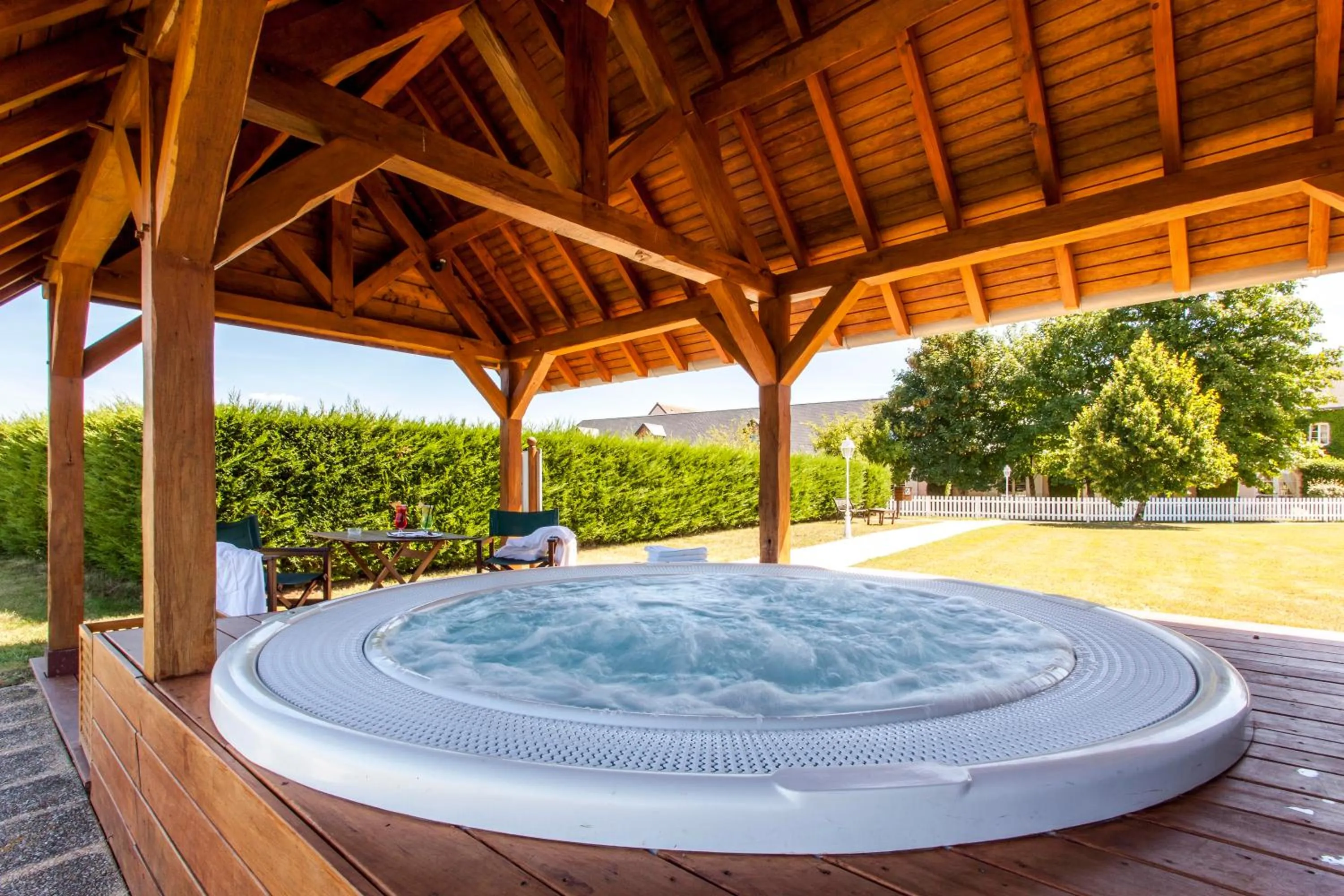 Garden in Logis Le Fleuray