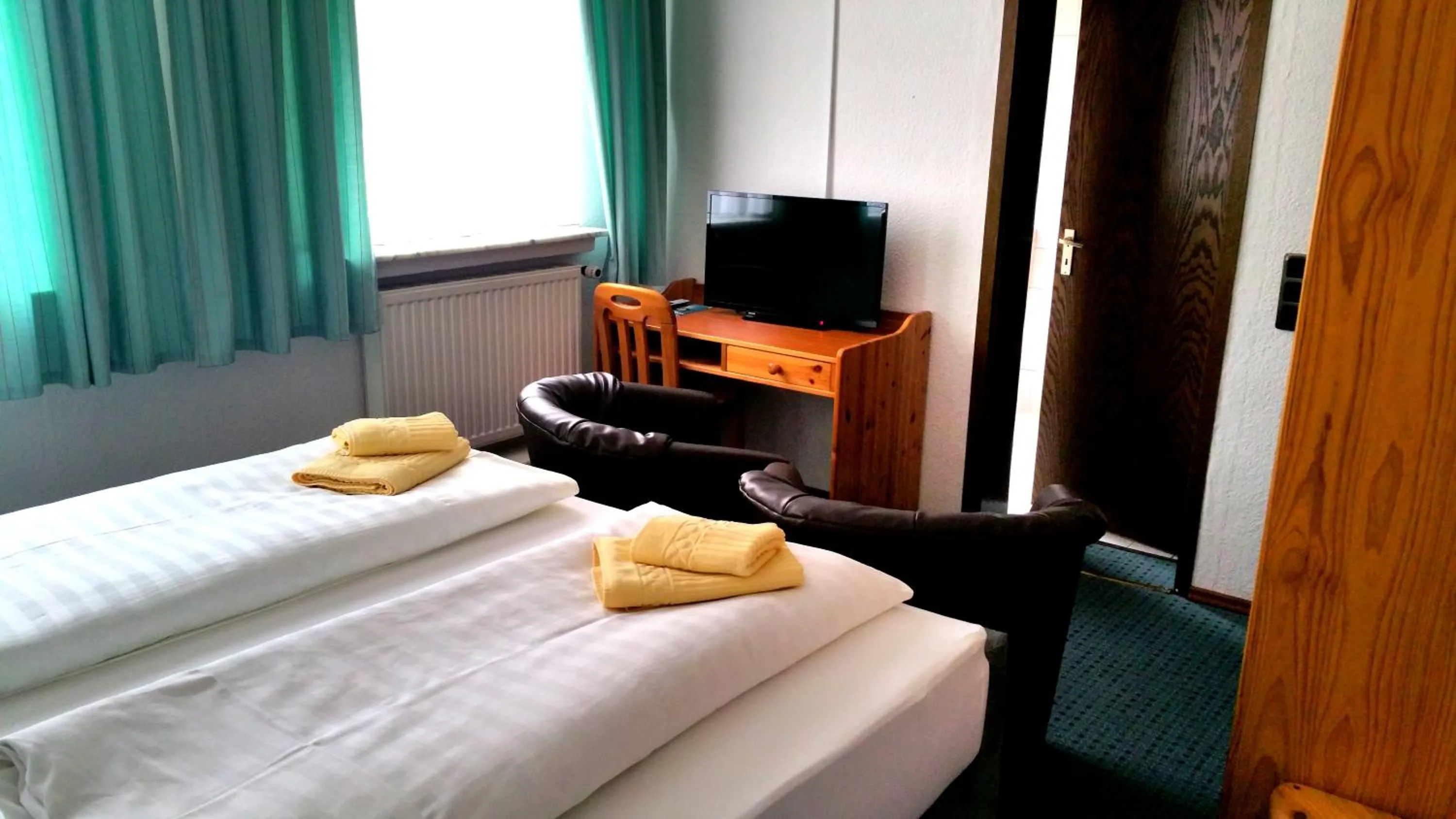 Bed in Hotel Haus Frieling