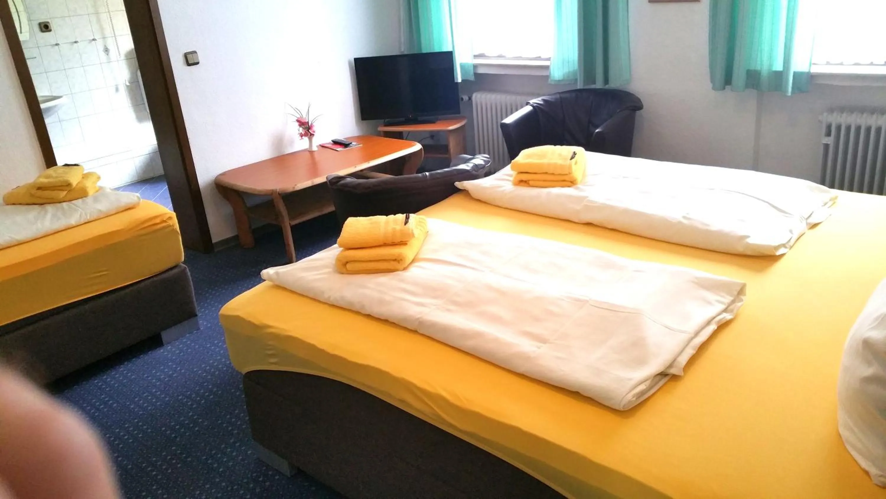 Bed in Hotel Haus Frieling