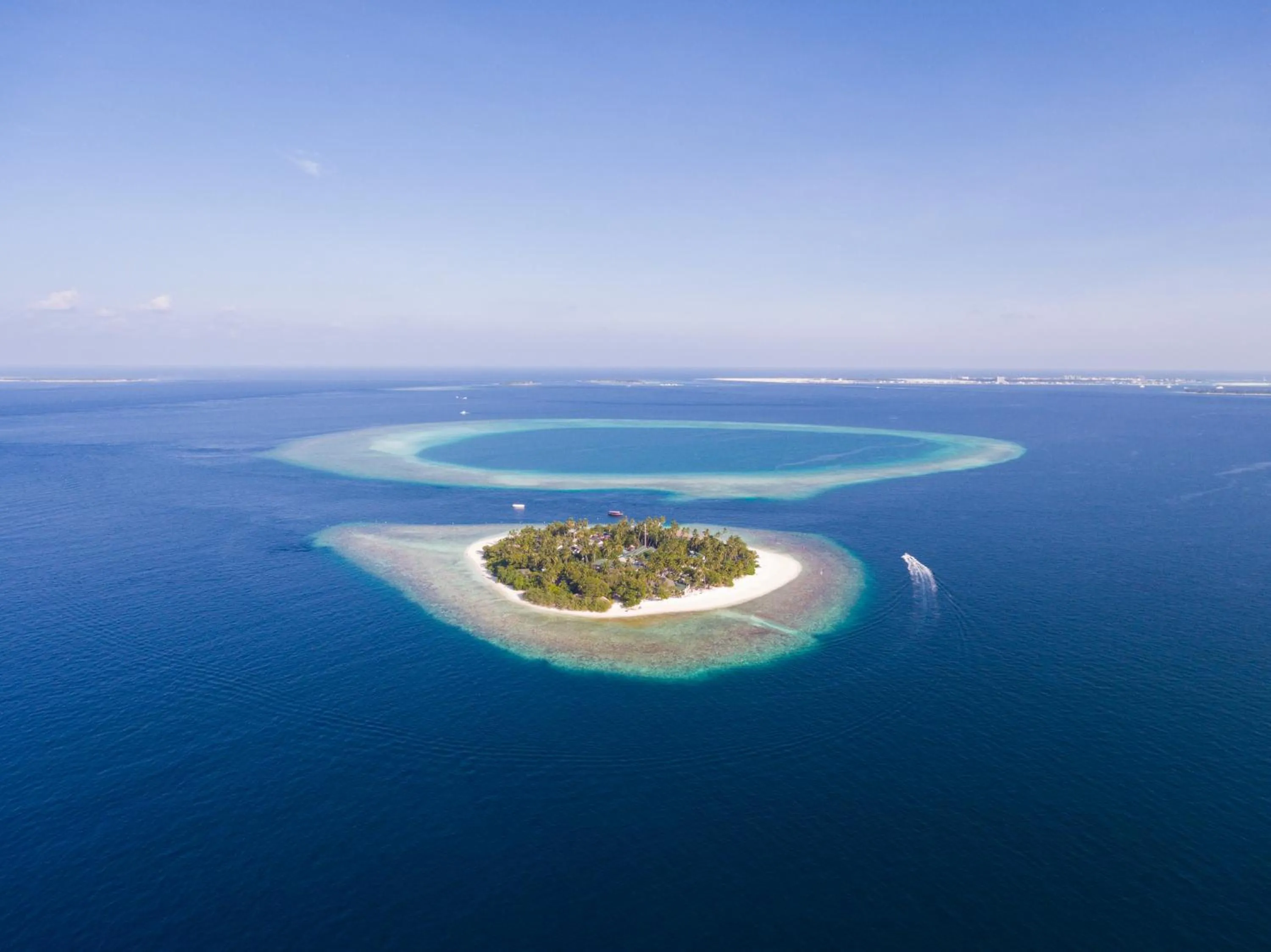 Bird's eye view in Malahini Kuda Bandos Resort