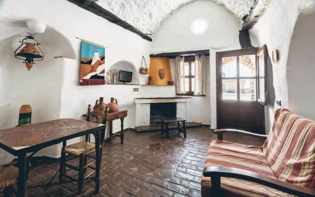Living room in Casas Cueva Tio Tobas Guadix