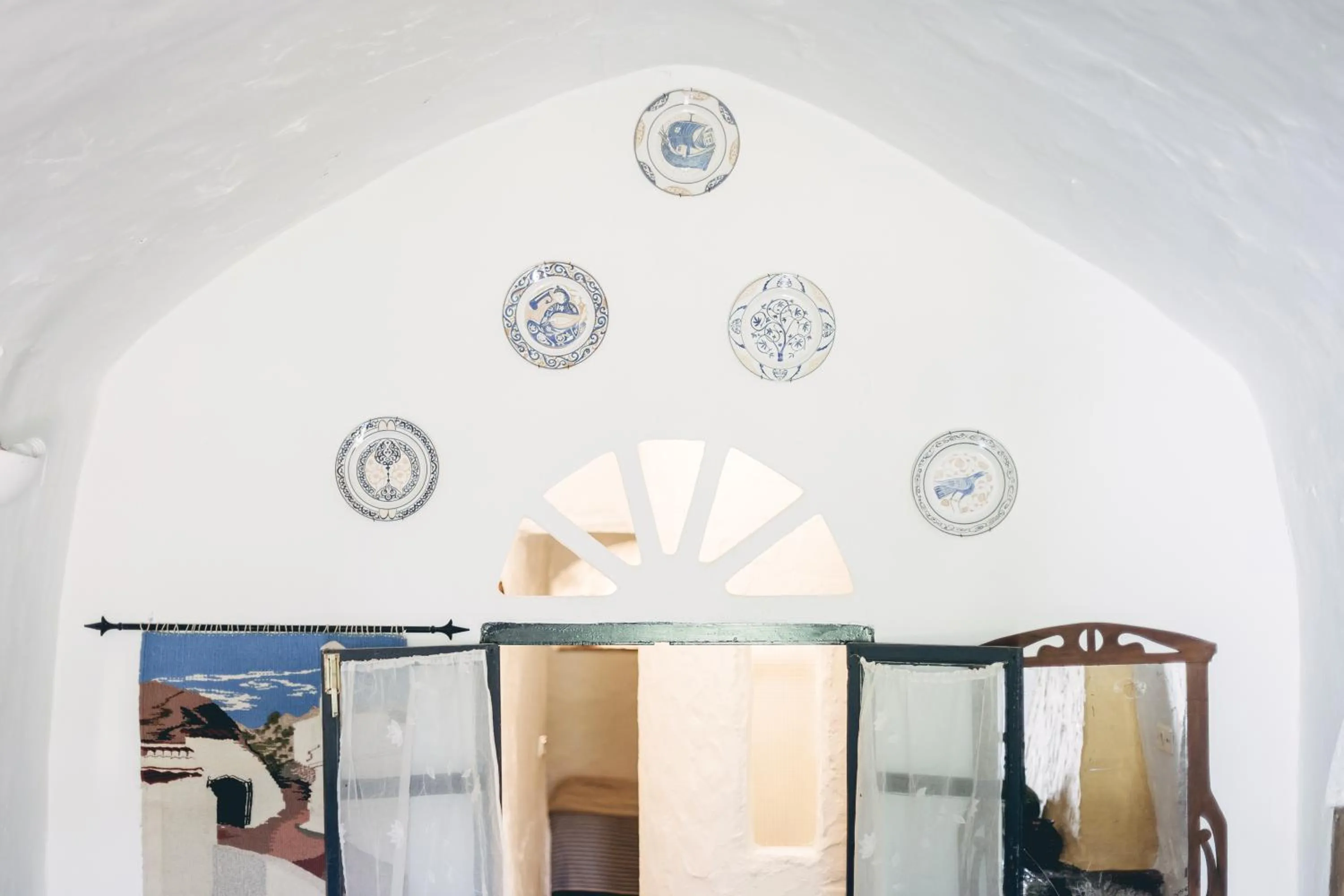 Decorative detail in Casas Cueva Tio Tobas Guadix