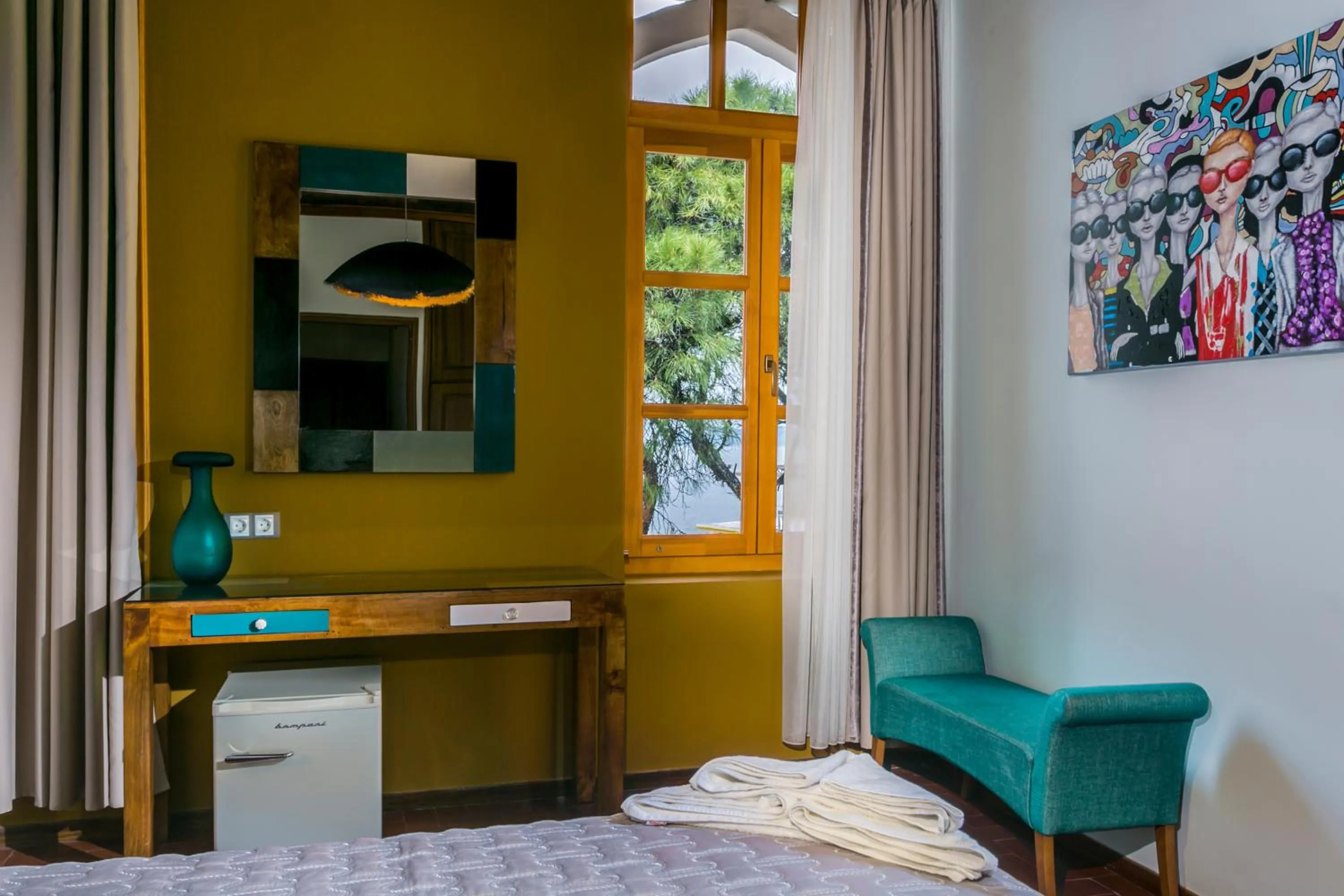 Decorative detail, Bed in A for Art Hotel