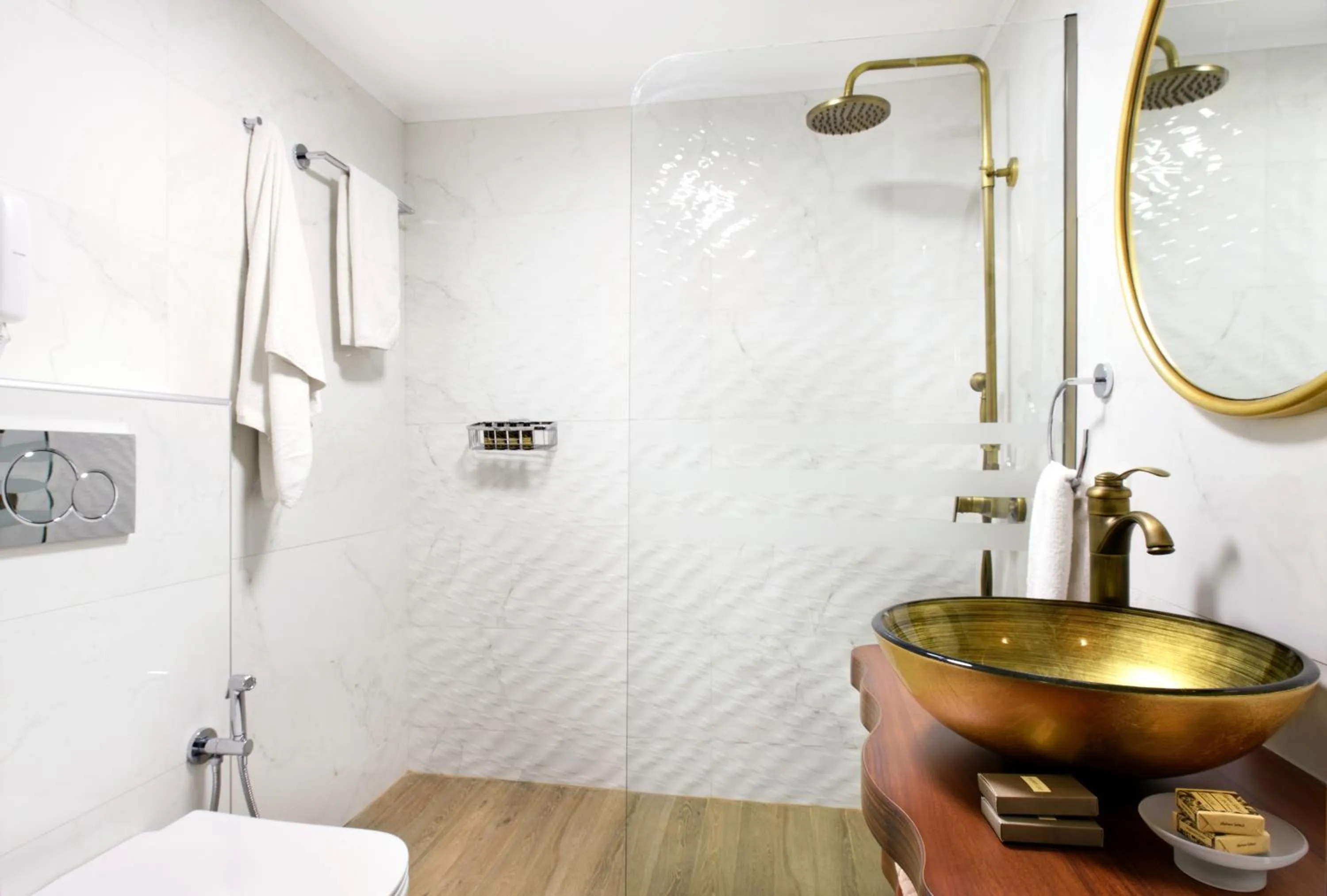 Shower in A for Art Hotel