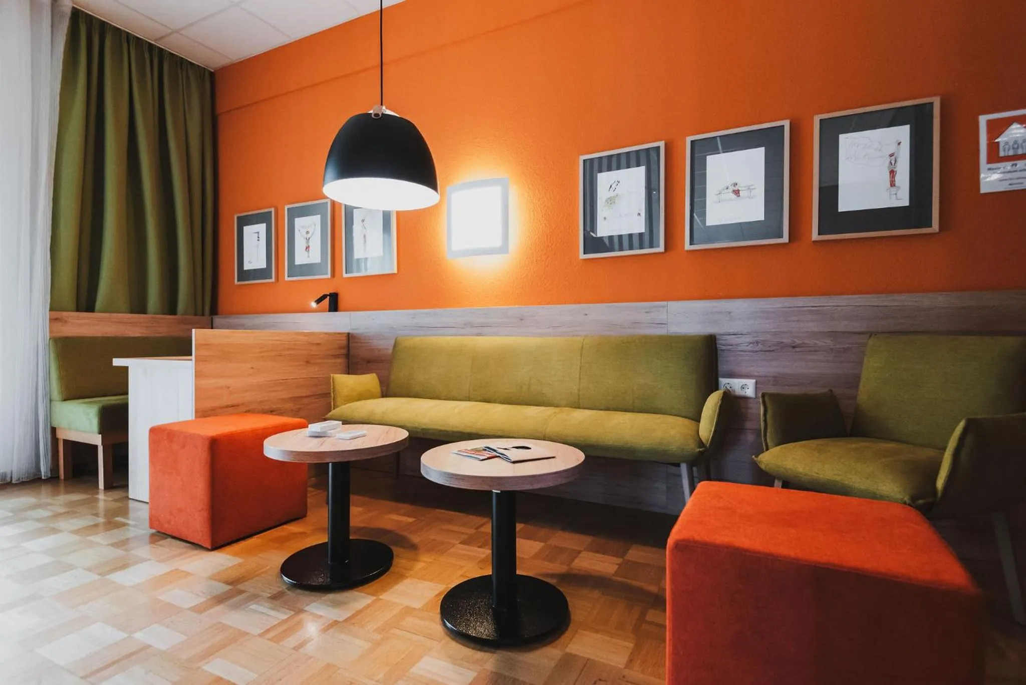 Living room in viavelo house am Seepark