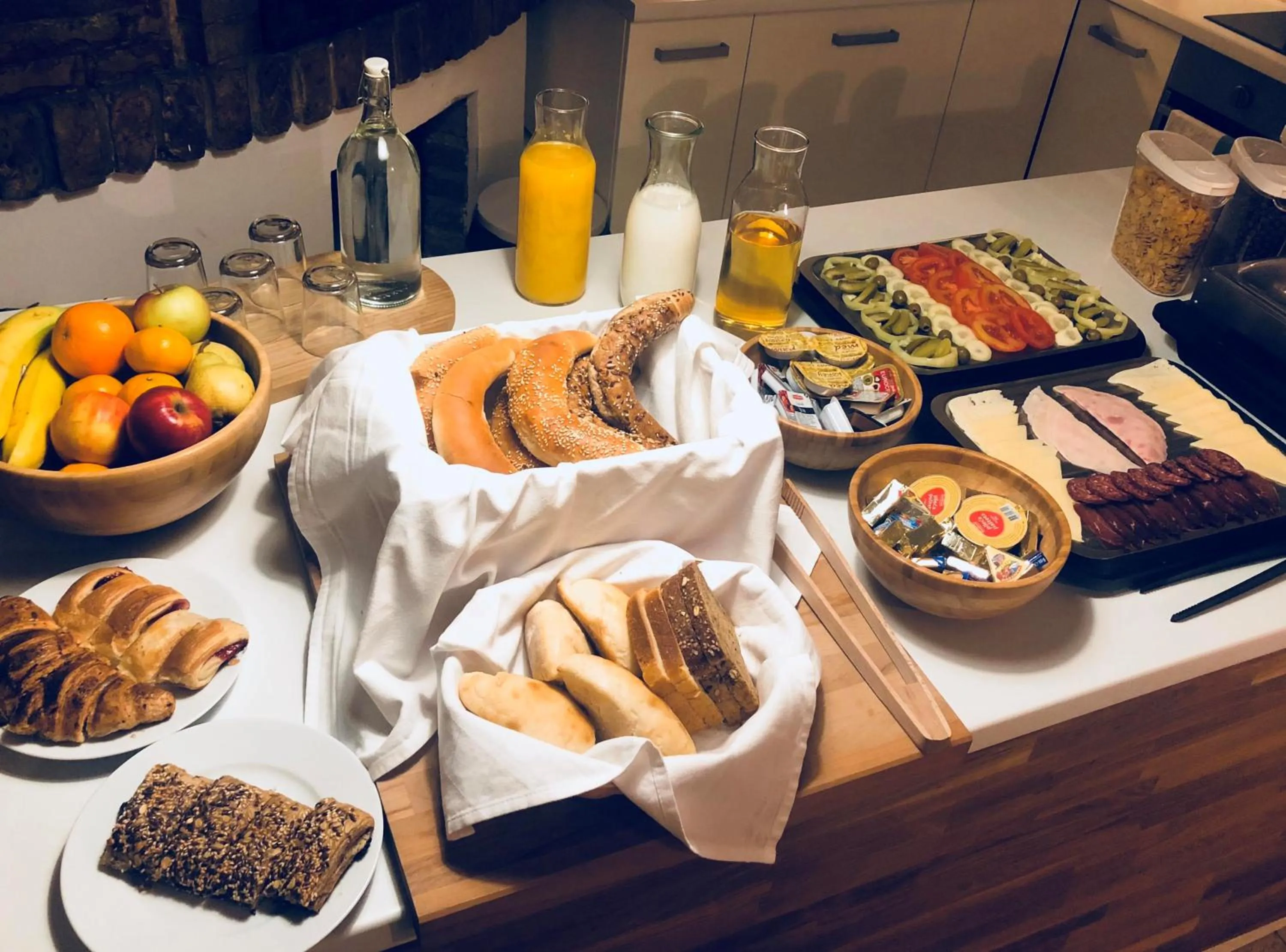 Continental breakfast in Hotel Old Sarajevo
