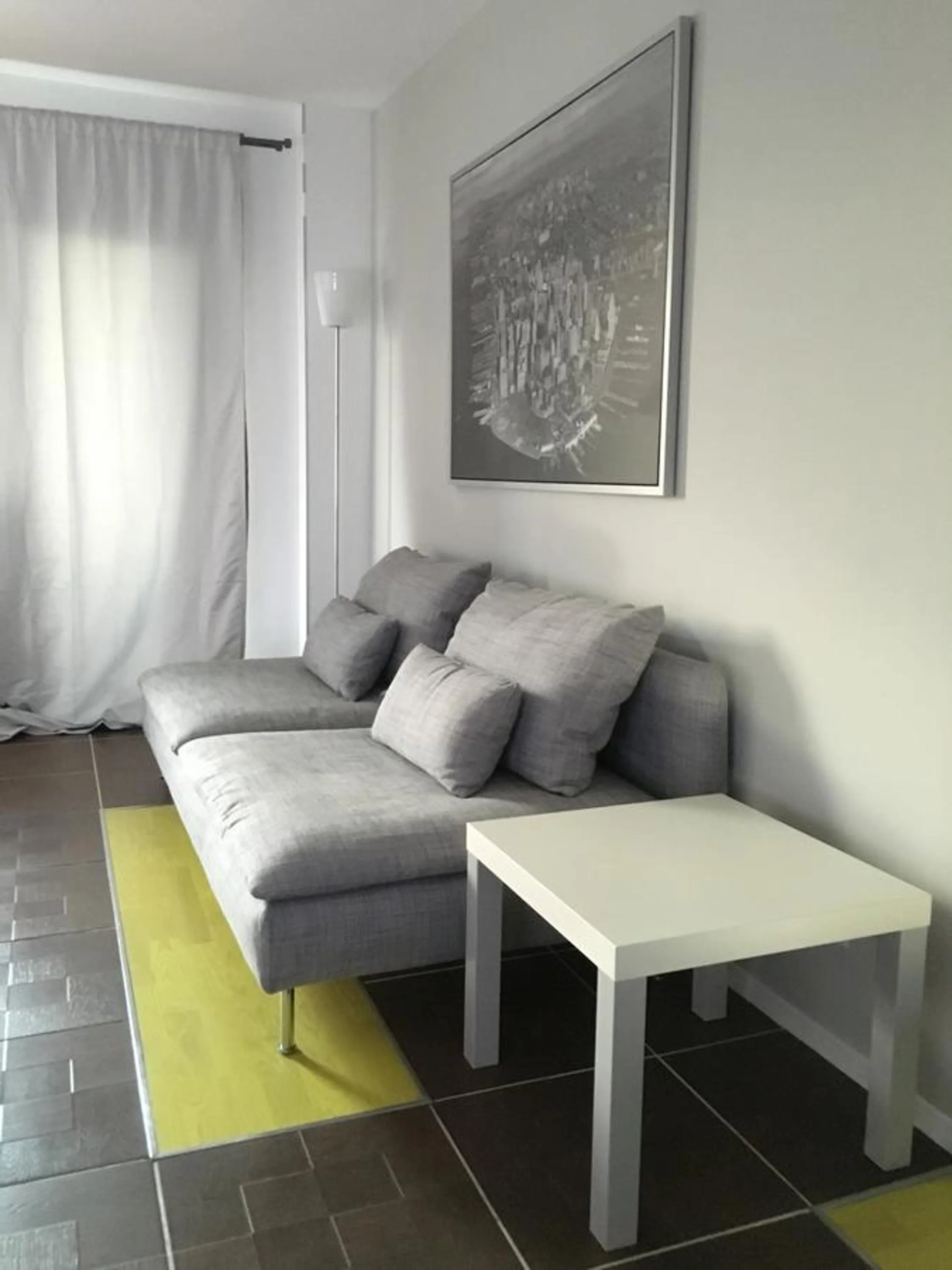 Living room in New Central Roof top view